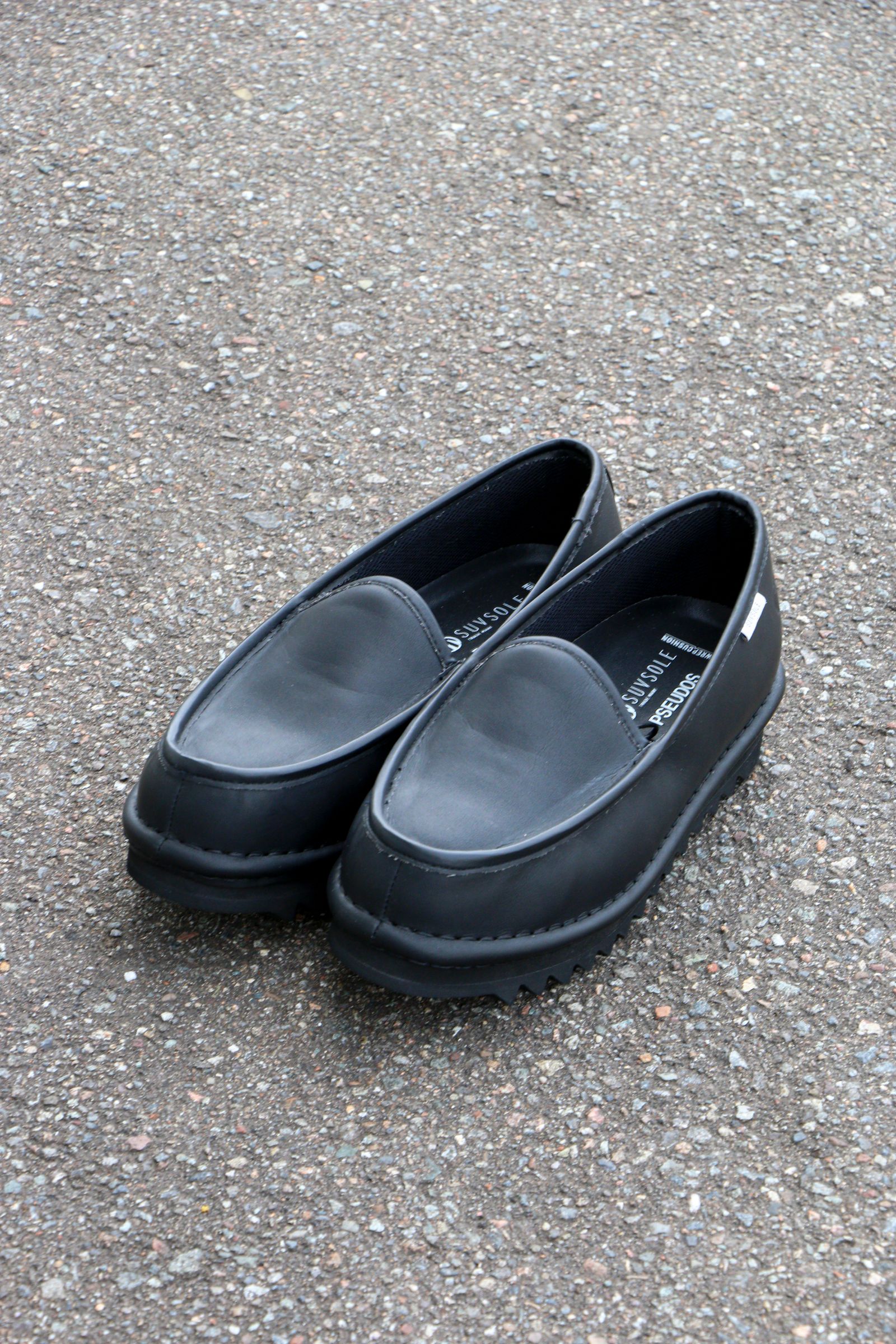 PSEUDOS × SUVSOLE GIZA SLIPON Black - US9/27センチ