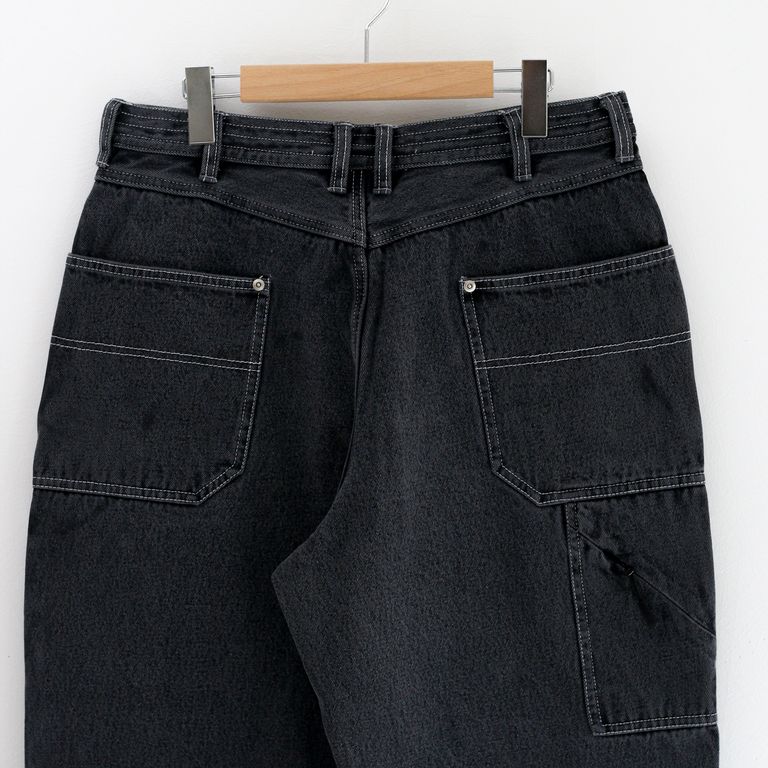 bal - LOOSE FIT DENIM WORK PANT BLACK / デニムパンツ / ペインター 