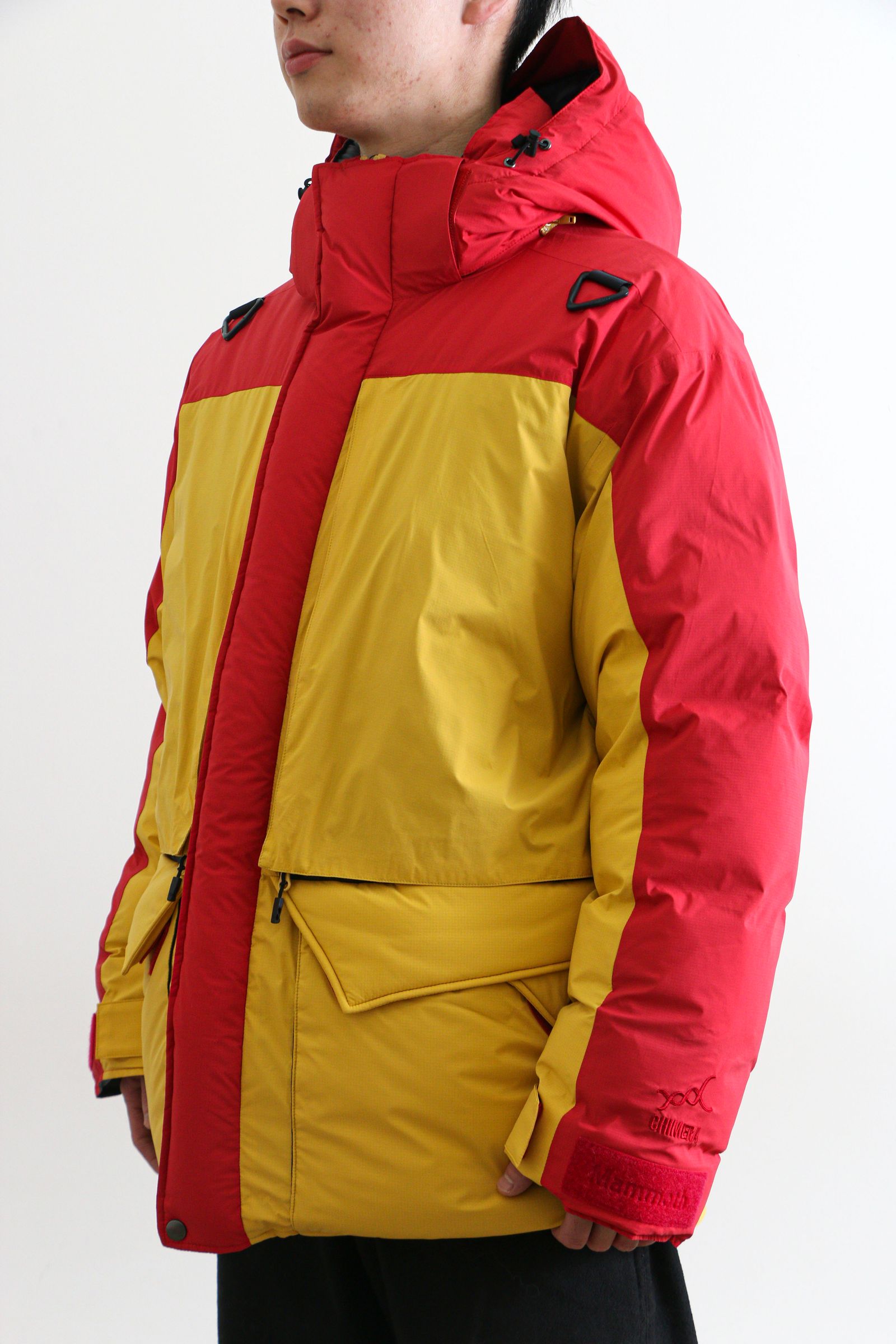 bal - BAL / MARMOT STEALTH POCKET MANMOTH PARKA RED YELLOW