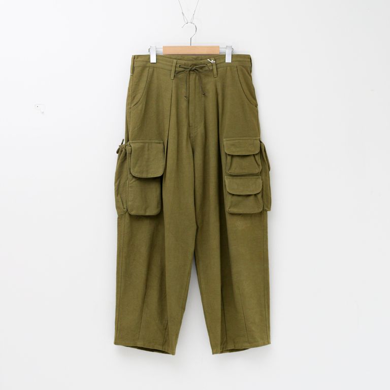 STORY mfg. - FORAGER PANTS OLIVE SLUB / フォレージャーパンツ 