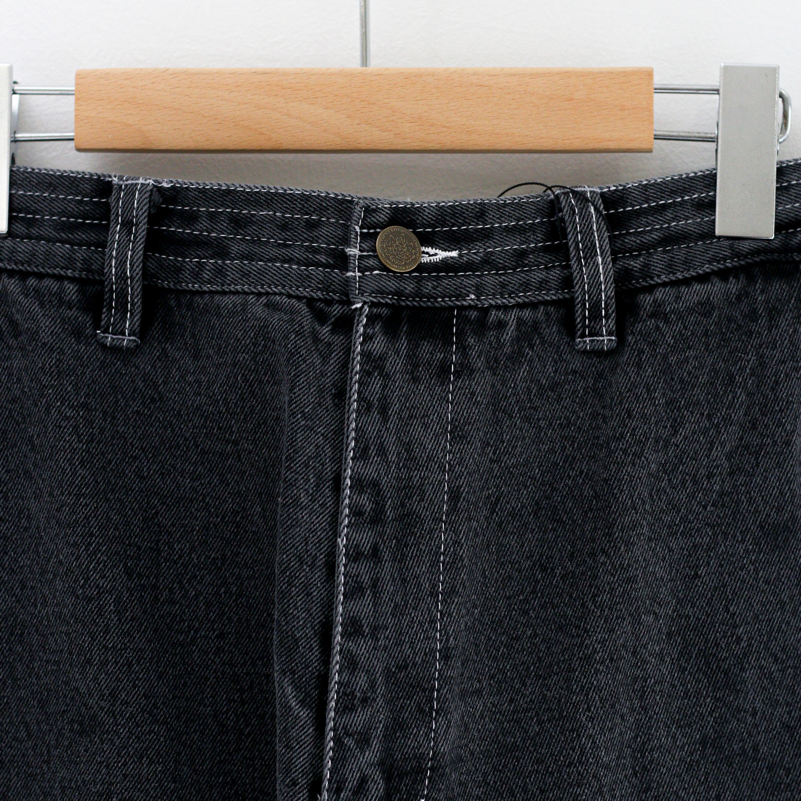 bal - LOOSE FIT DENIM WORK PANT BLACK / デニムパンツ