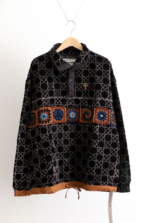 story mfg. ネイビー Polite プルオーバー 悲しく M