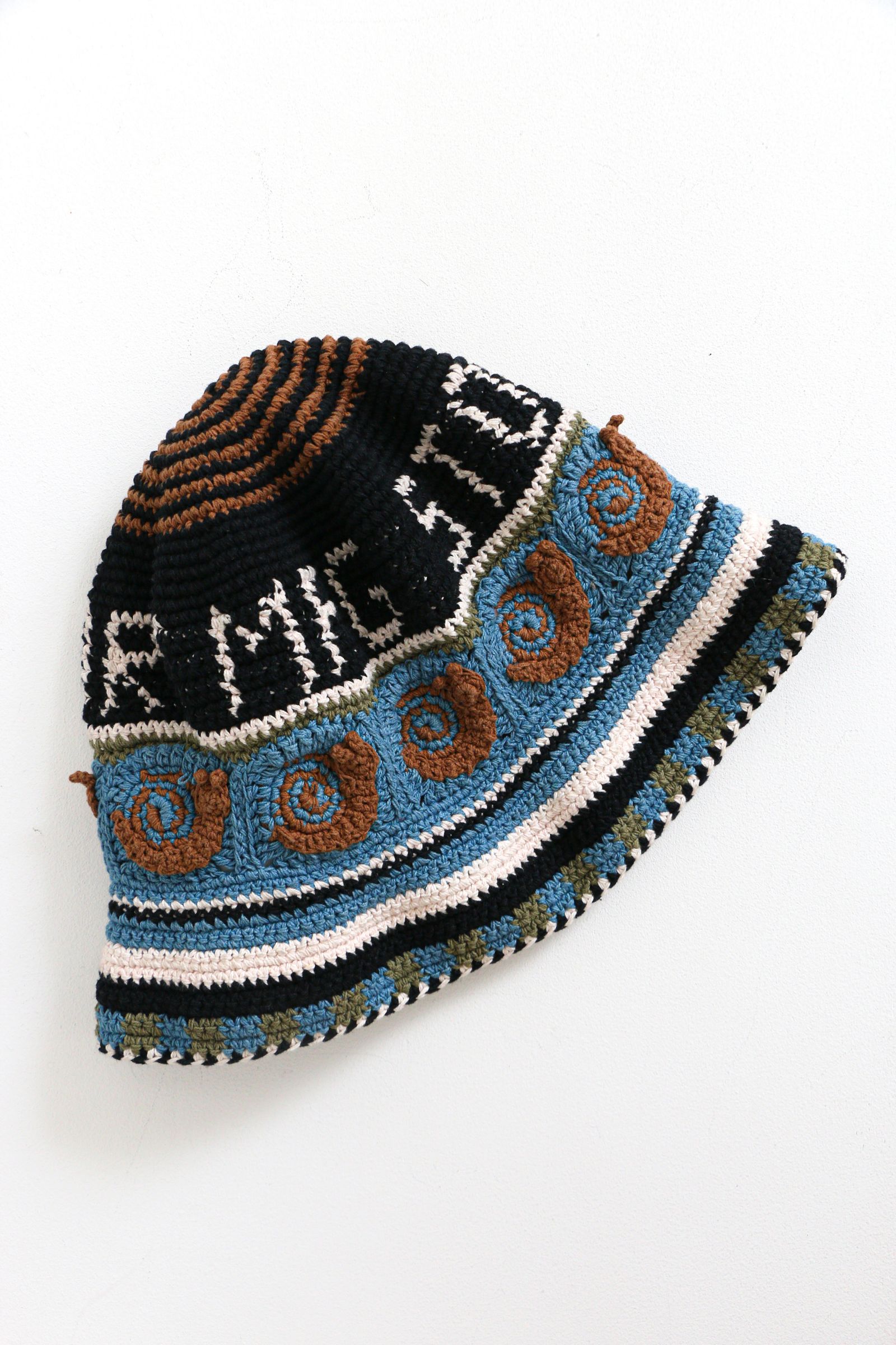 Story mfg. BREW HAT BROWN SNAIL / ブルー / ニット / ハット | koko