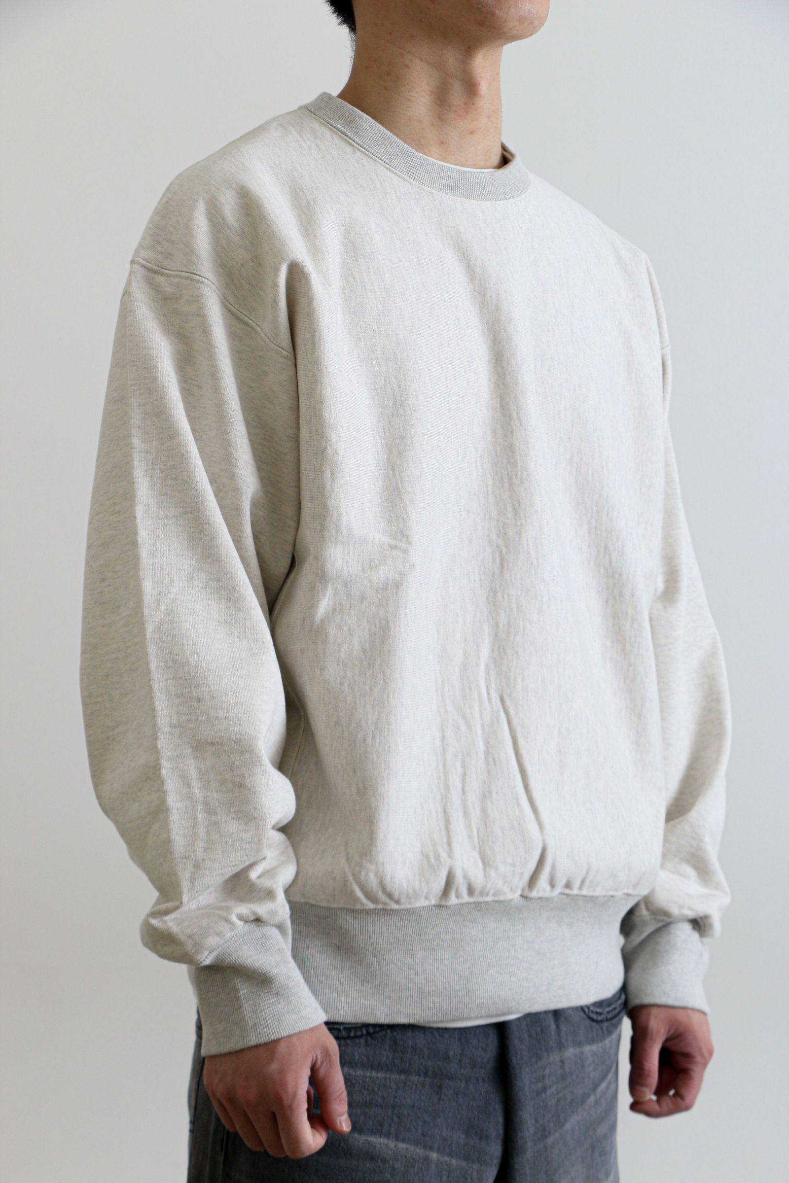 tone - CREW NECK SWEAT Oatmeal / クルーネックスウェット