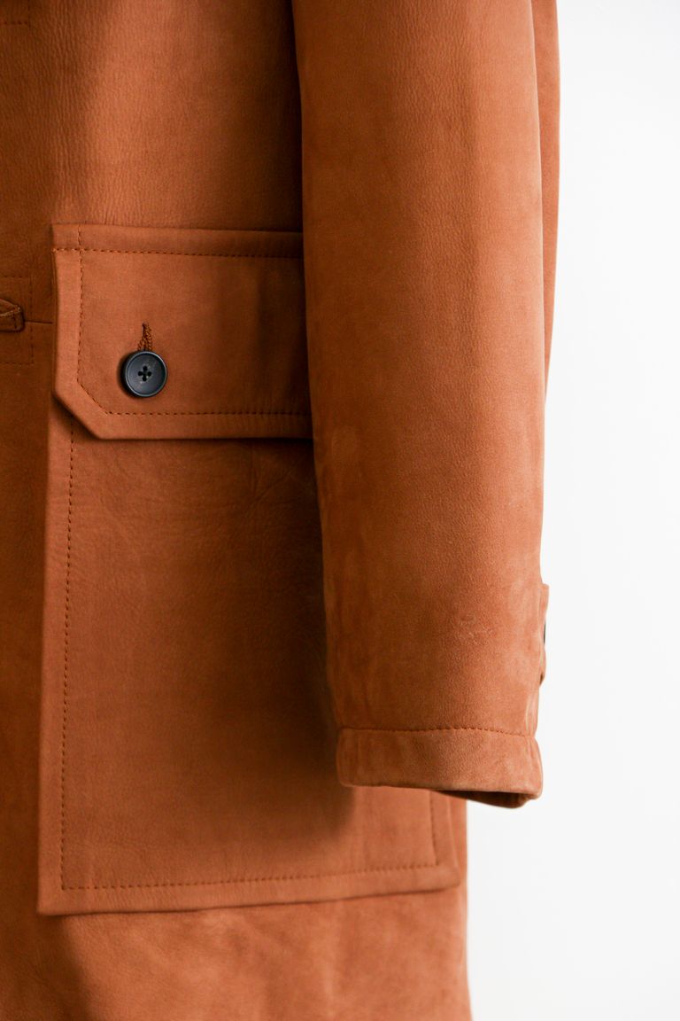 CCU - CCU ARIO DUFFLE COAT Camel / ダッフルコート / ヌバック 
