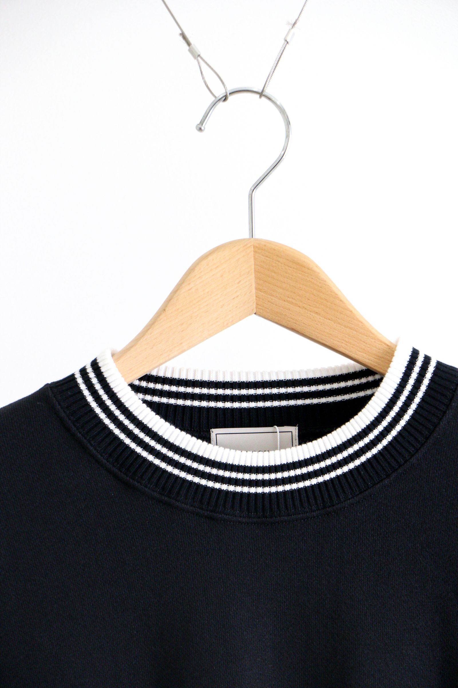 EVCON - Border Rib Sweat Crew Neck Black / スウェット / | koko