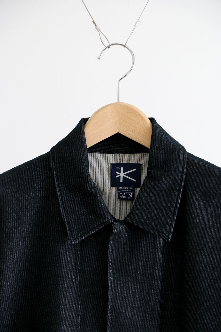 KANEMASA PHIL. - Piece Dyeing Denim Coverall NAVY BLACK 