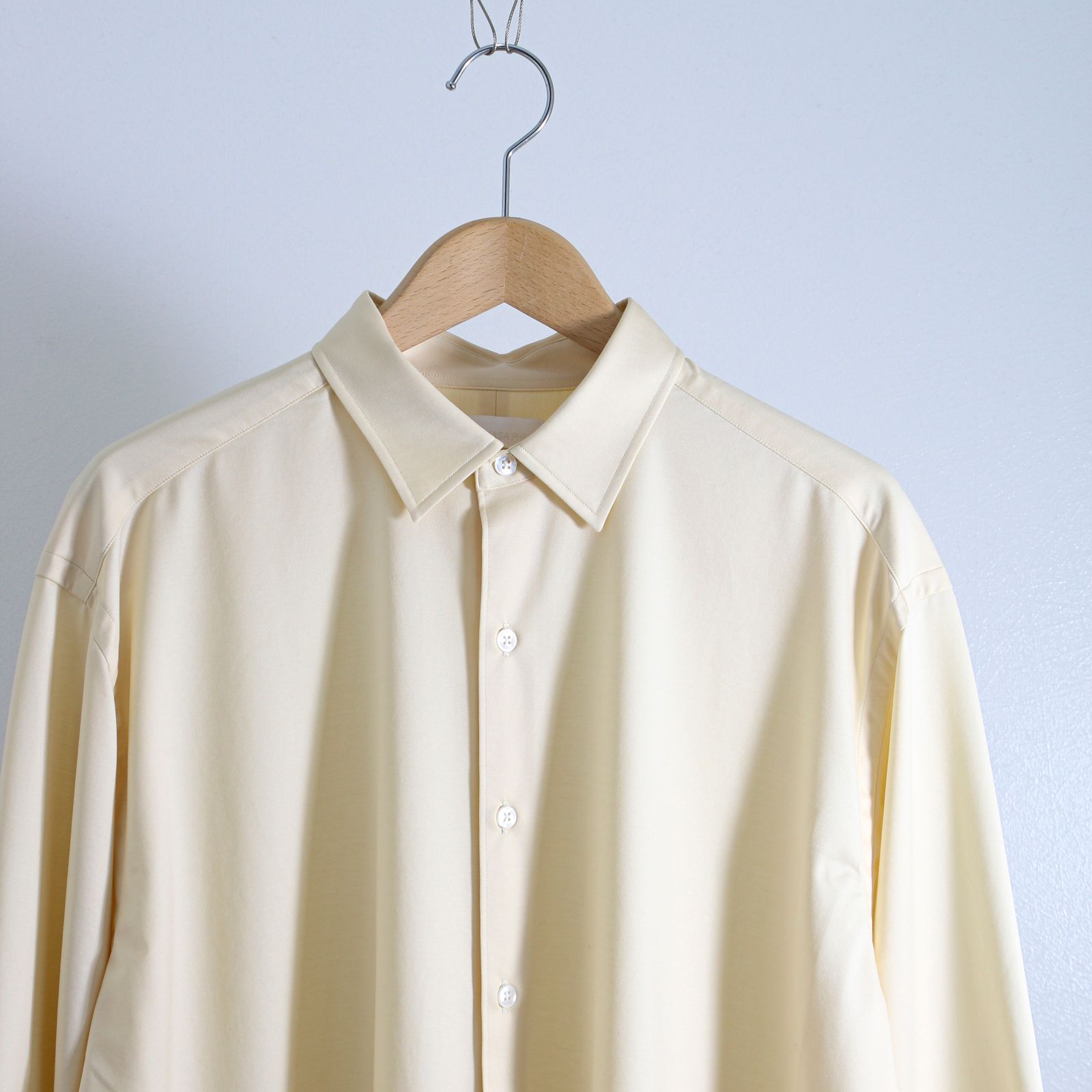 【 定番人気品番 】46G Atmosphere Shirt LIGHT YELLOW / シャツ / ライトイエロー - M