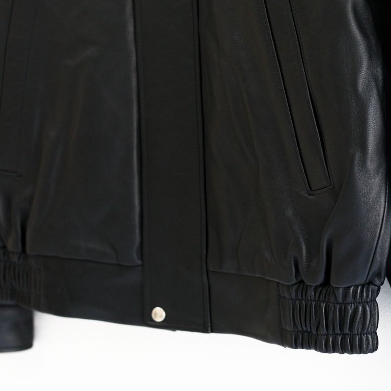 UNIVERSAL PRODUCTS - GOAT LEATHER DRIZZLER JACKET BLACK / ゴート 