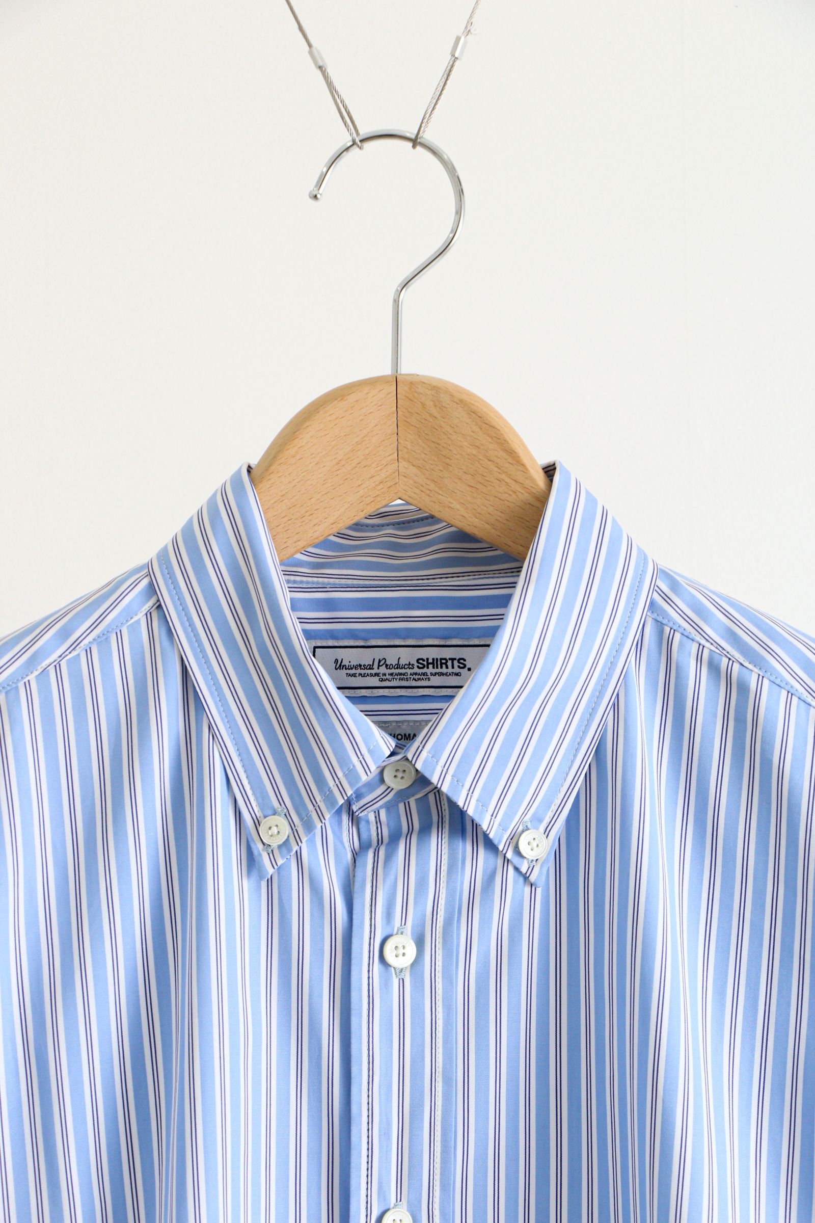 UNIVERSAL PRODUCTS - T.M. STRIPE BUTTON DOWN SHIRT 