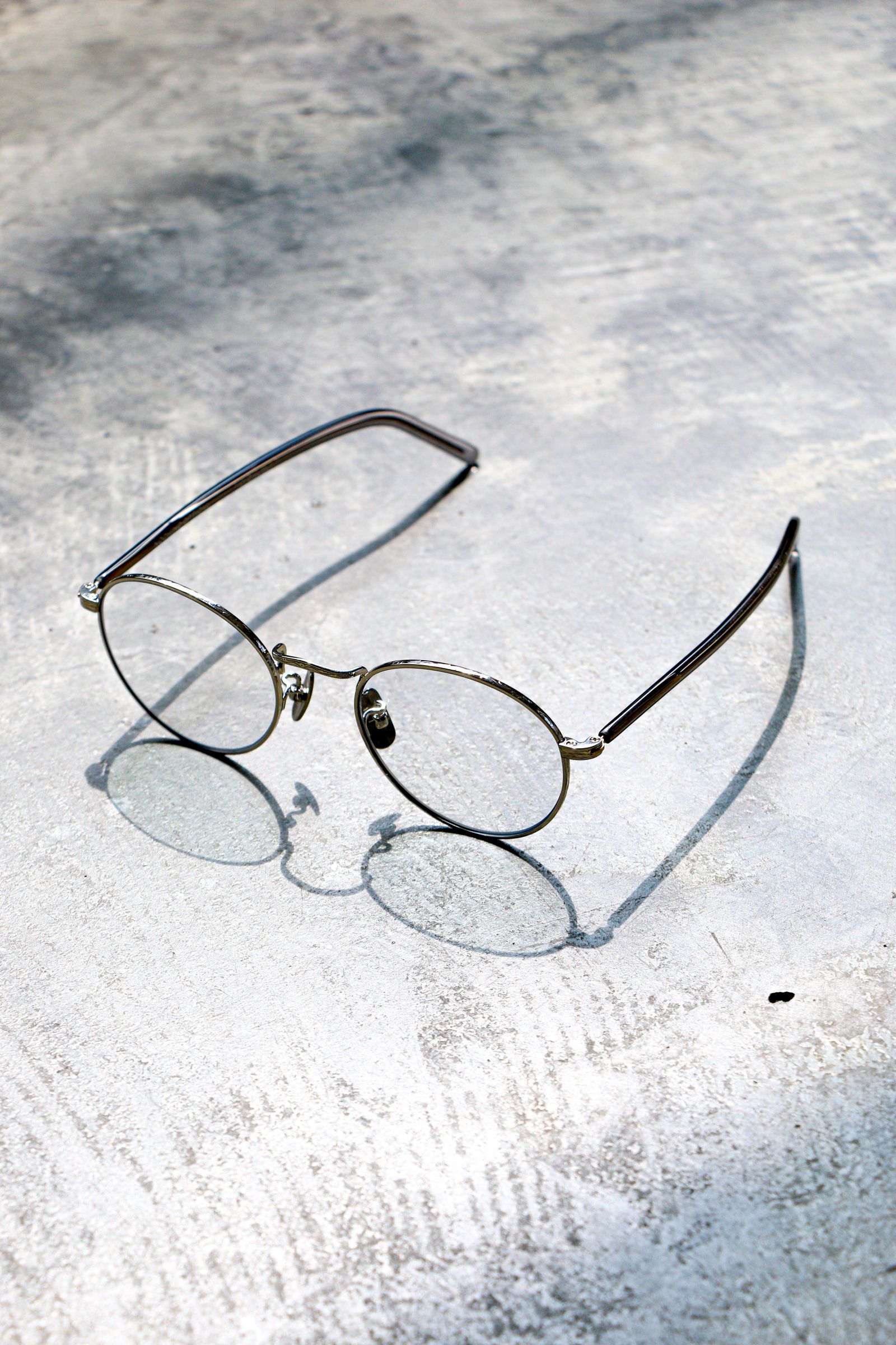 NOCHINO OPTICAL - KYOKUSUI 01 PLATINUM SILVER FLAME × CLEAR to