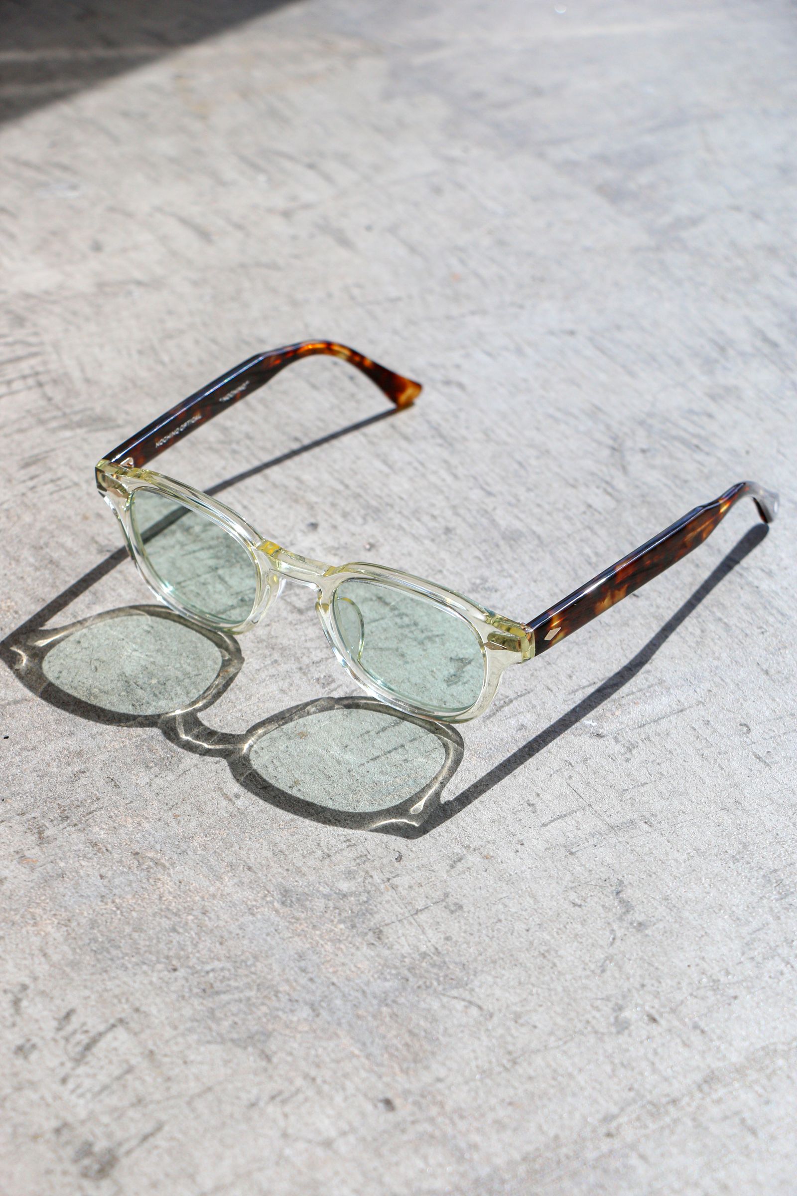 NOCHINO OPTICAL GLOSSBLACK×CLEAR to GREY | www.causus.be