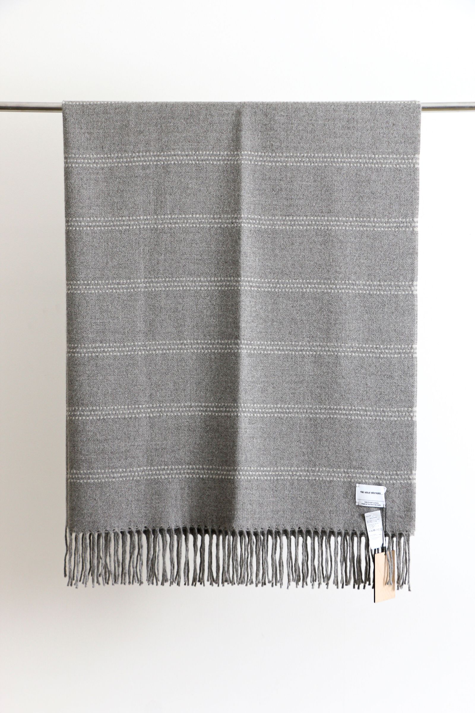 THE INOUE BROTHERS - THE INOUE BROTHERS Blanket Stripe Grey 