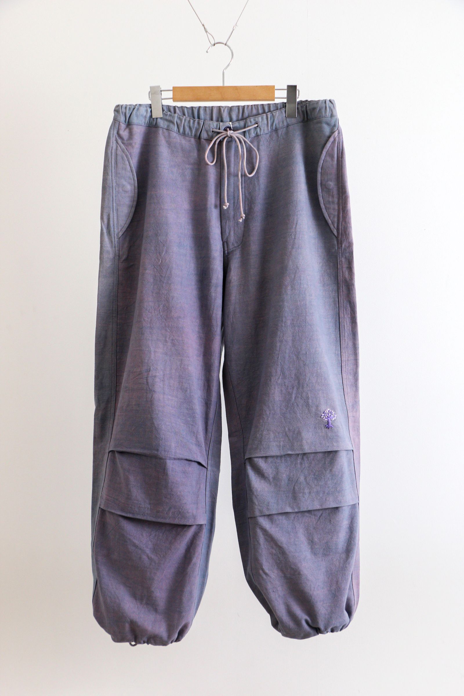 Story mfg. Paco Pants - Purple Slub / オーガニック / ワイドパンツ