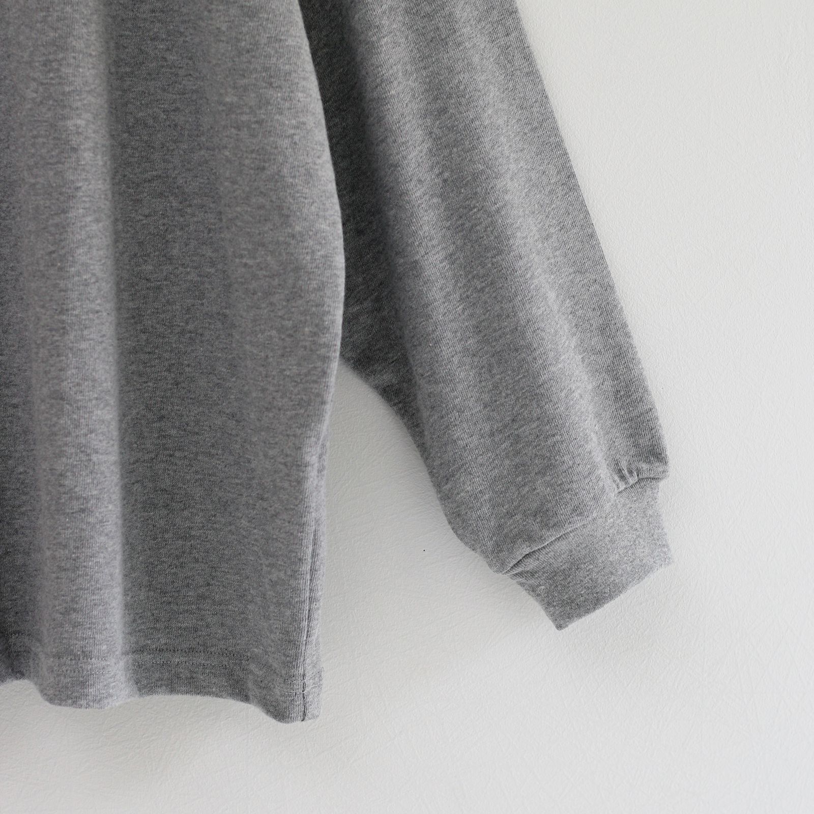 EVCON - WIDE L/S T-SHIRT GRAY / ワイドシルエット / ロング