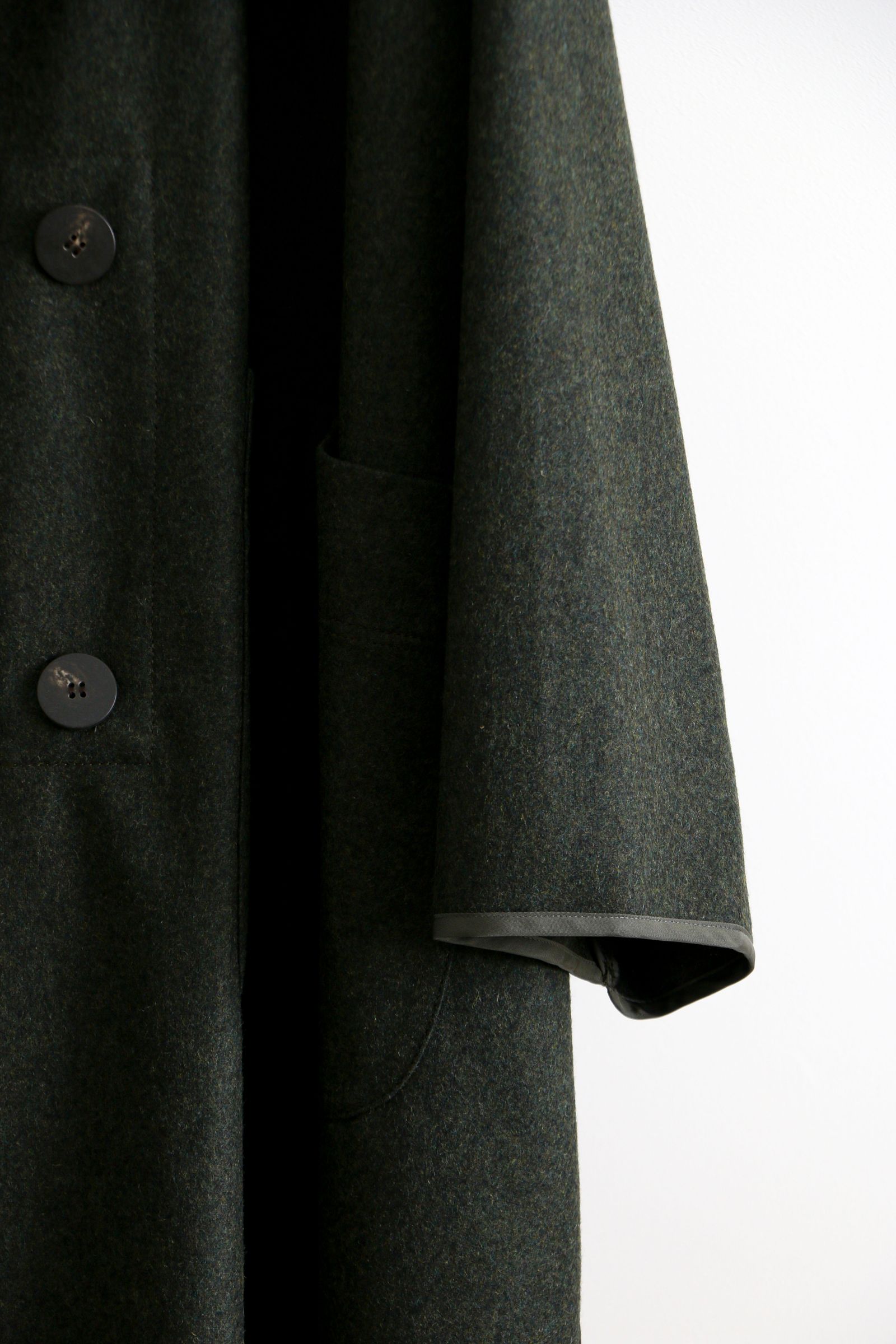 ジャケット・アウター tac:tac LIGHT MELTON PIPING TRENCH COAT tac:tac - LIGHT MELTON - PIPING TRENCH COAT KHAKI | koko