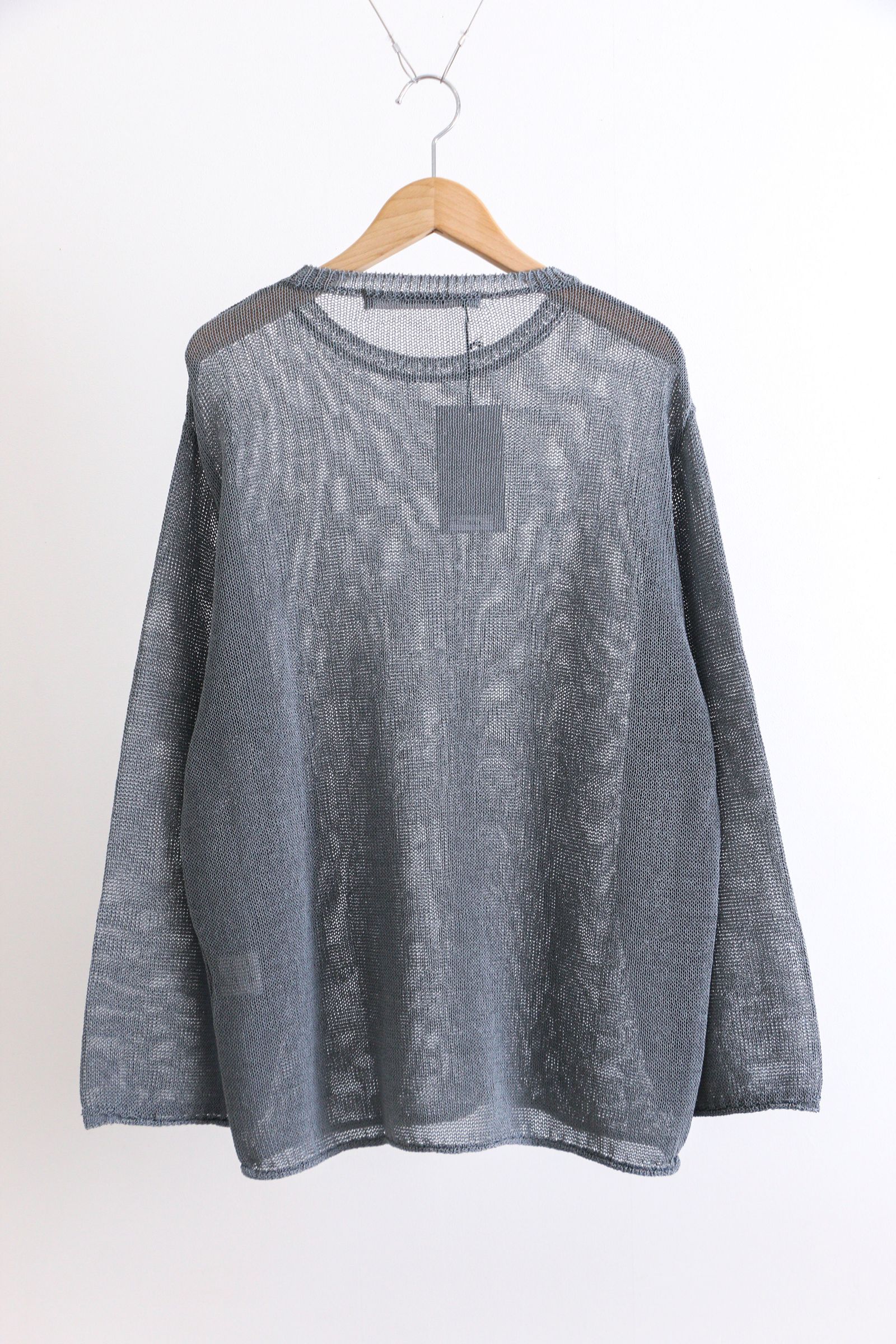 BASISBROEK - JONEG ICE GREY / シルク / シアーニット / ニット