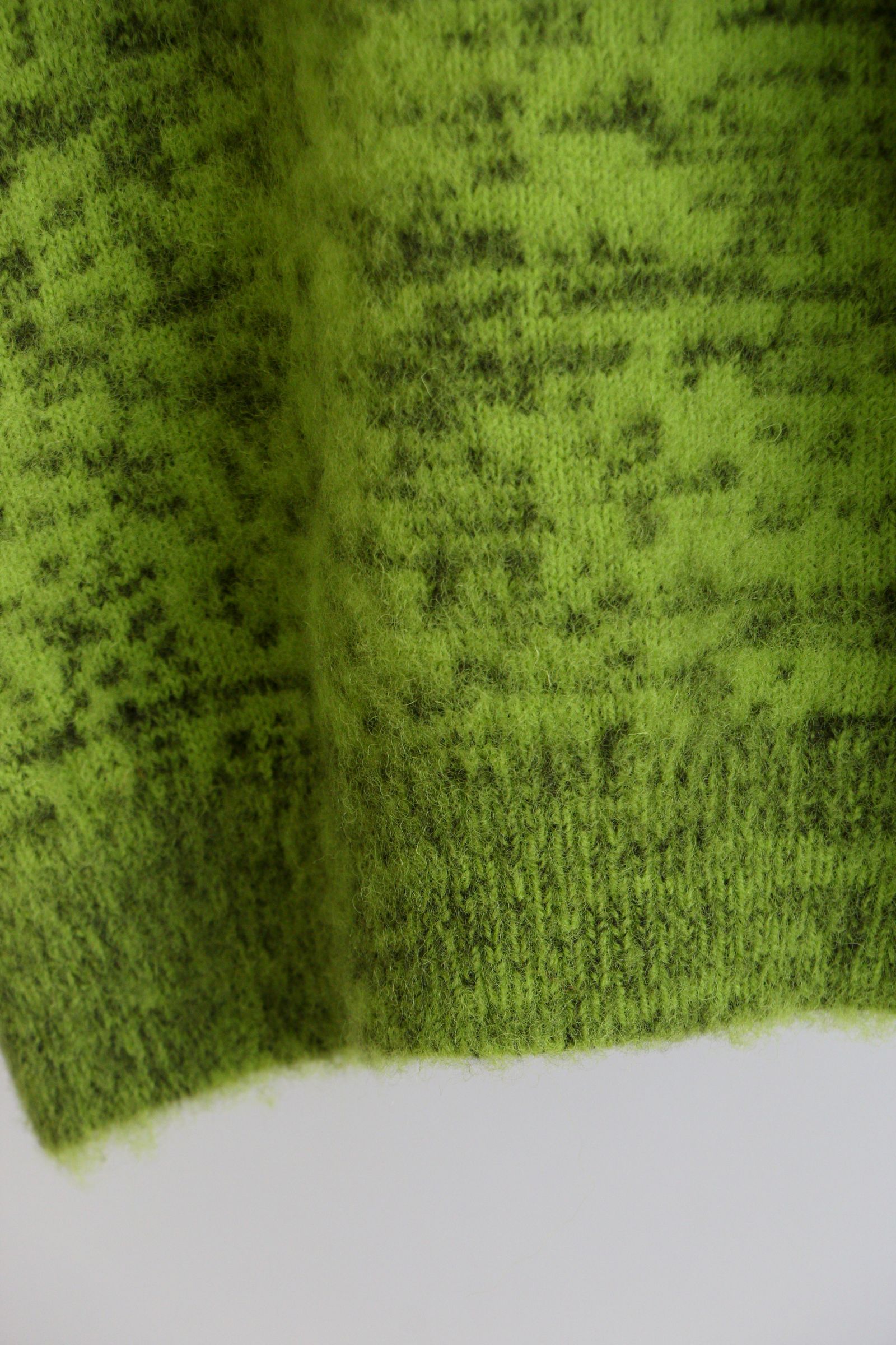 KOHEN SHAGGY DOG KNIT PULLOVER / 52GREEN / 英国羊毛 / カシミヤ / シャギーニット