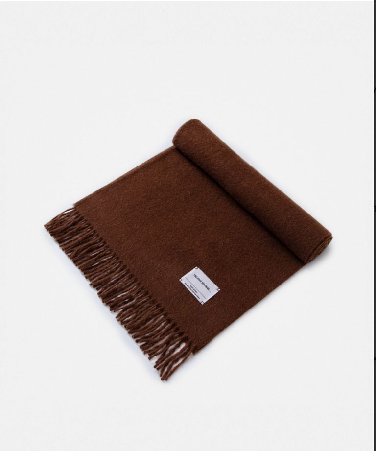 THE INOUE BROTHERS - Brushed Scarf Brown / マフラー THE INOUE BROTHERS - Brushed Scarf Brown / マフラー