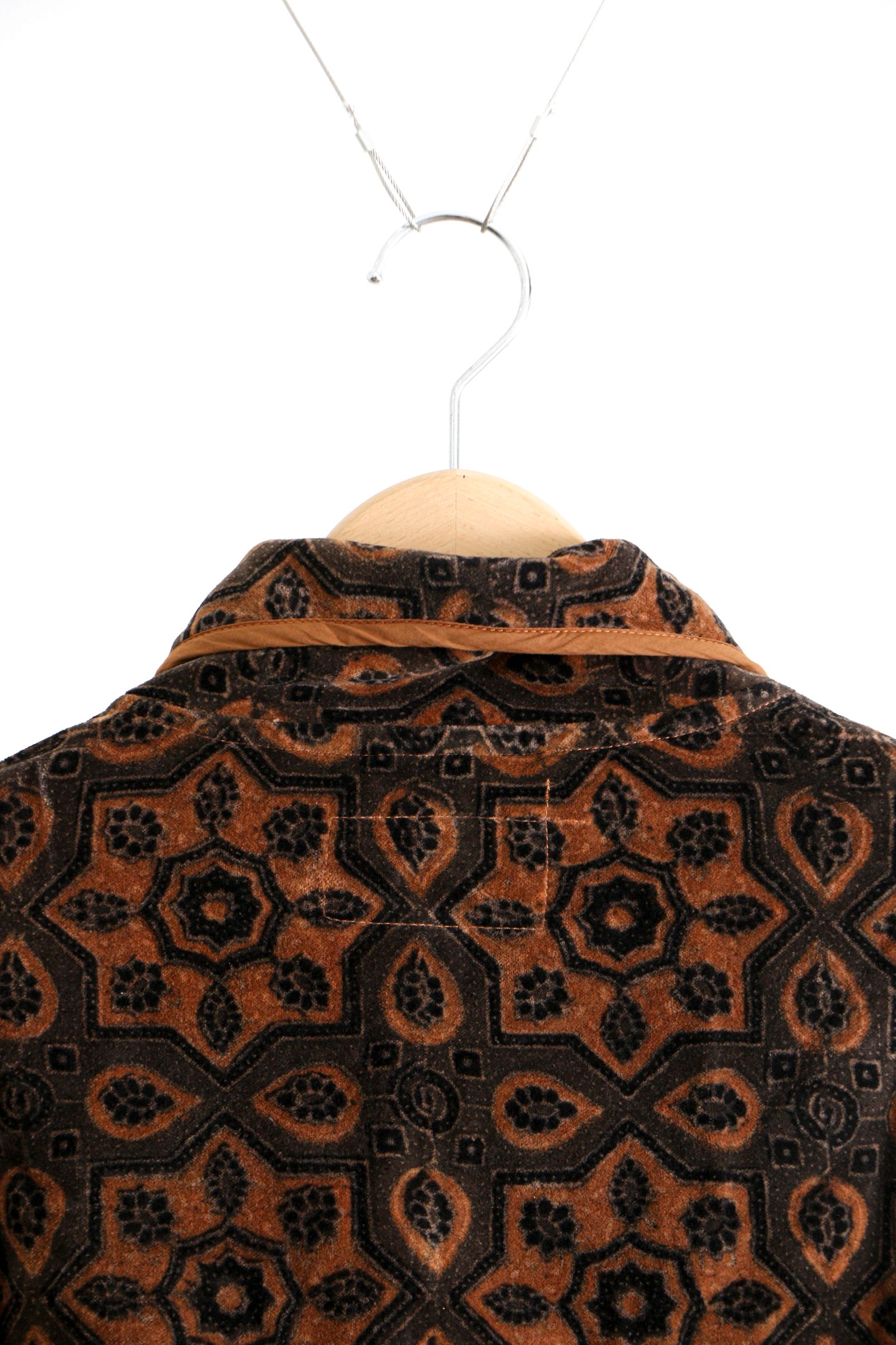 STORY mfg. - Story mfg. Polite Pullover - Burnt Orange Ajrak ...