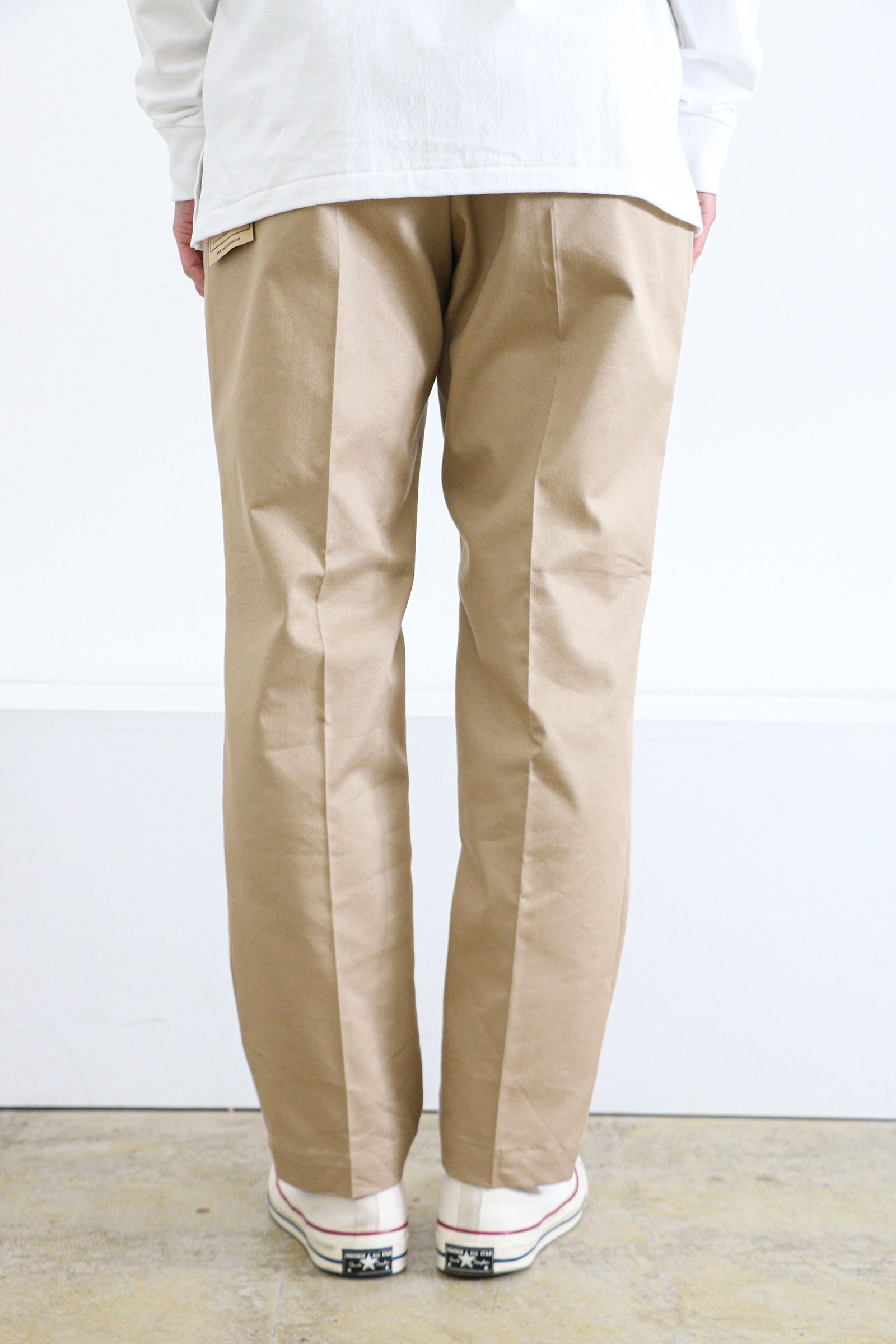 「ラスト1点!!」「即日発送可能!!」SON OF THE CHEESE wide tack pants BEIGE - S(30)