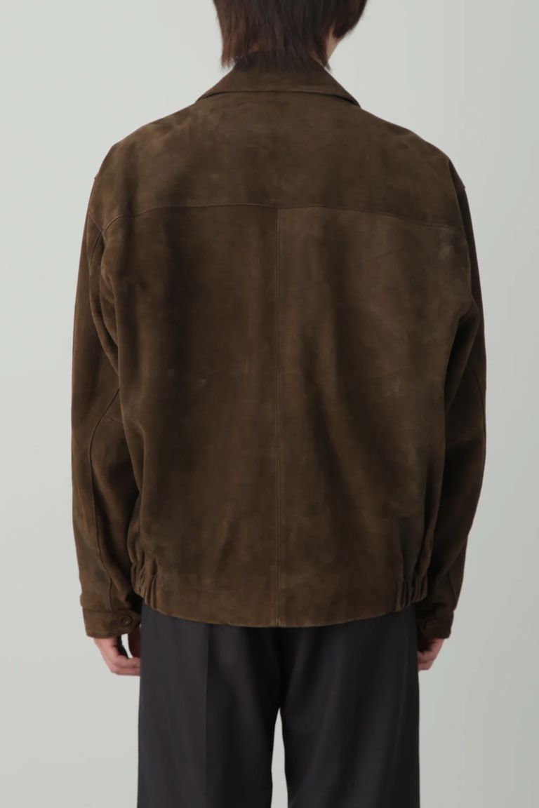 SEVEN BY SEVEN - ZIP UP LEATHER BLOUSON ‐Kashmir suede SEVEN BY SEVEN - ZIP UP LEATHER BLOUSON ‐Kashmir suede