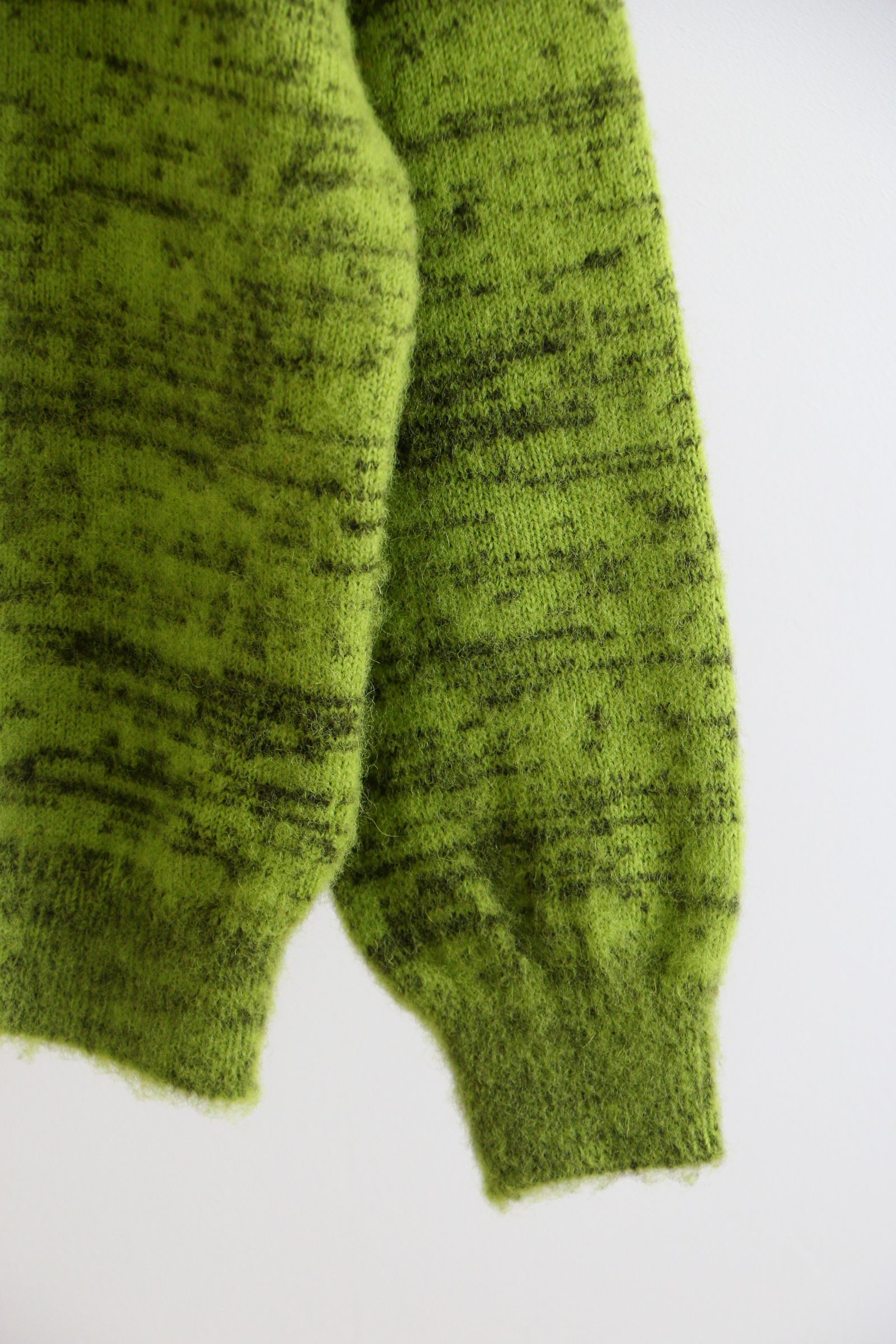 COOHEM - KOHEN SHAGGY DOG KNIT PULLOVER / 52GREEN / 英国羊毛