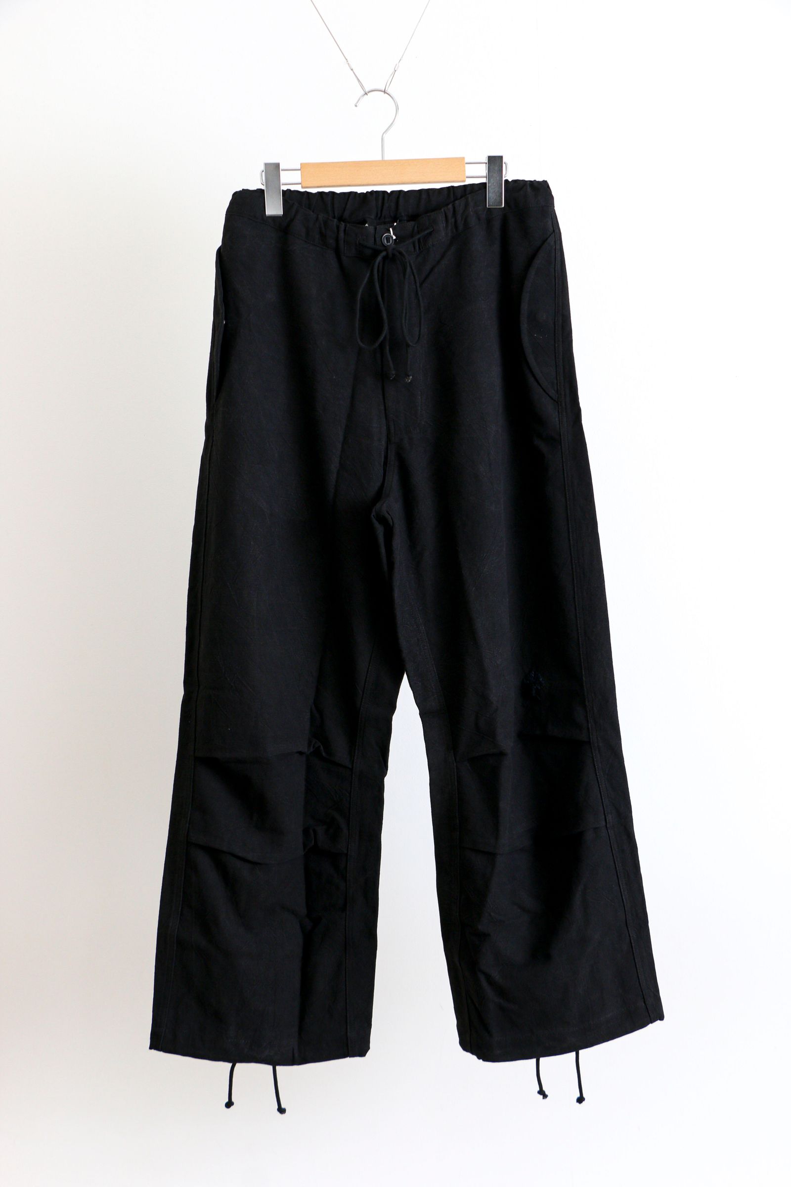 STORY mfg. - Story mfg. Paco Pants - Iron Black Slub / オーガニック