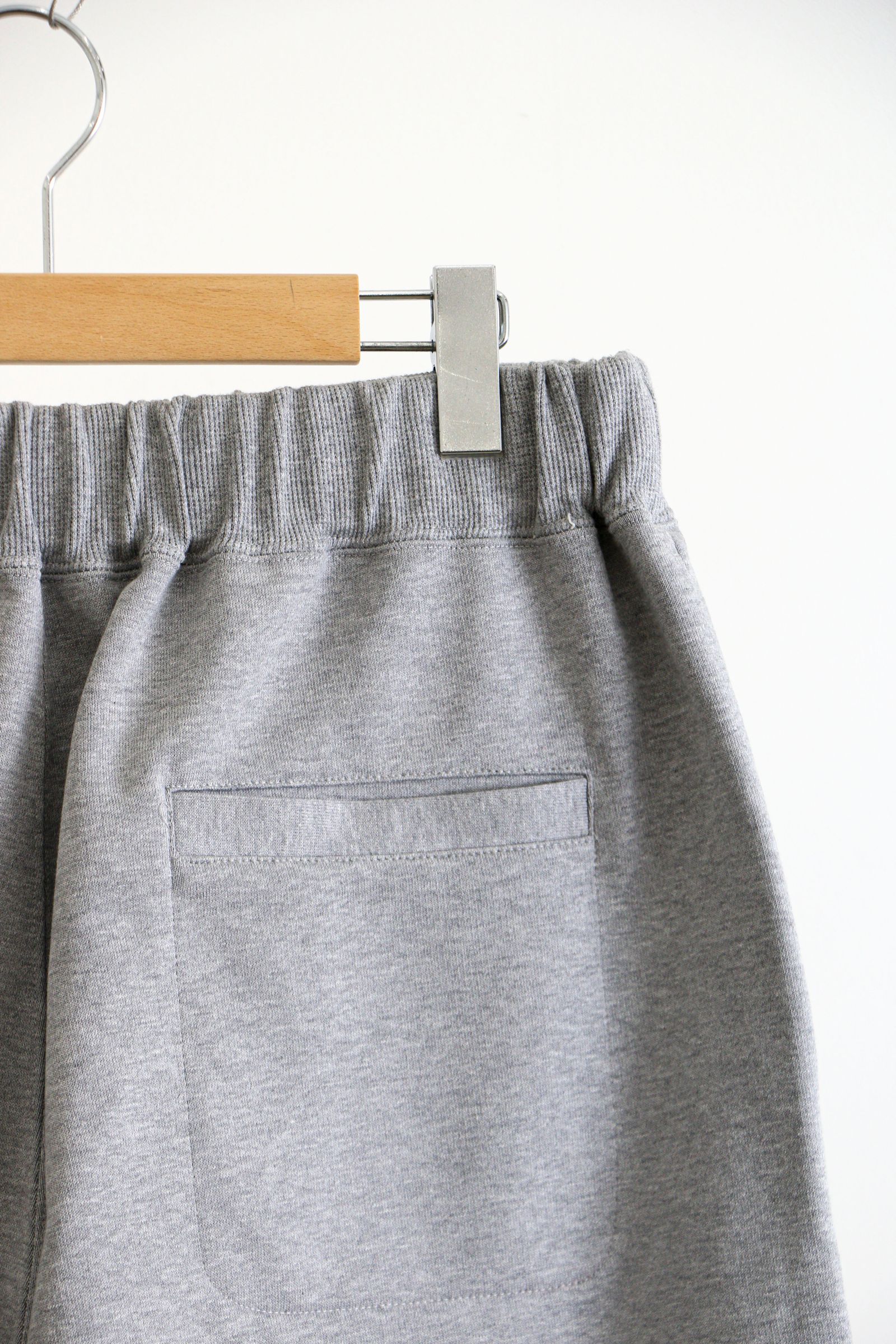 is-ness - WIDE SWEAT SHORTS Gray / ワイドスウェットショーツ