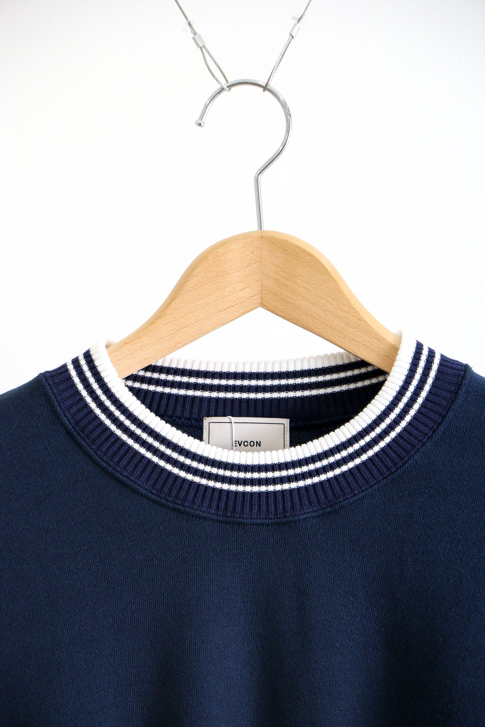 EVCON - Border Rib Sweat Crew Neck Navy / スウェット / | koko