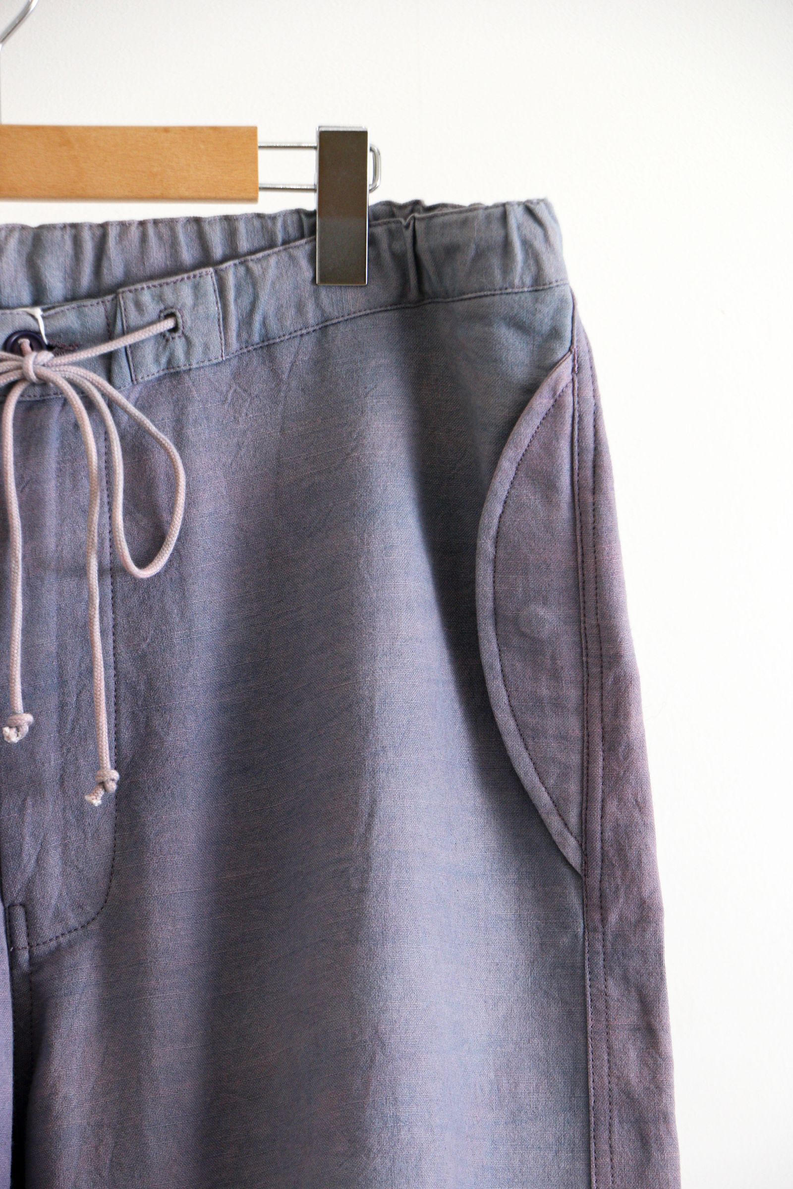 STORY mfg. - Story mfg. Paco Pants - Purple Slub / オーガニック