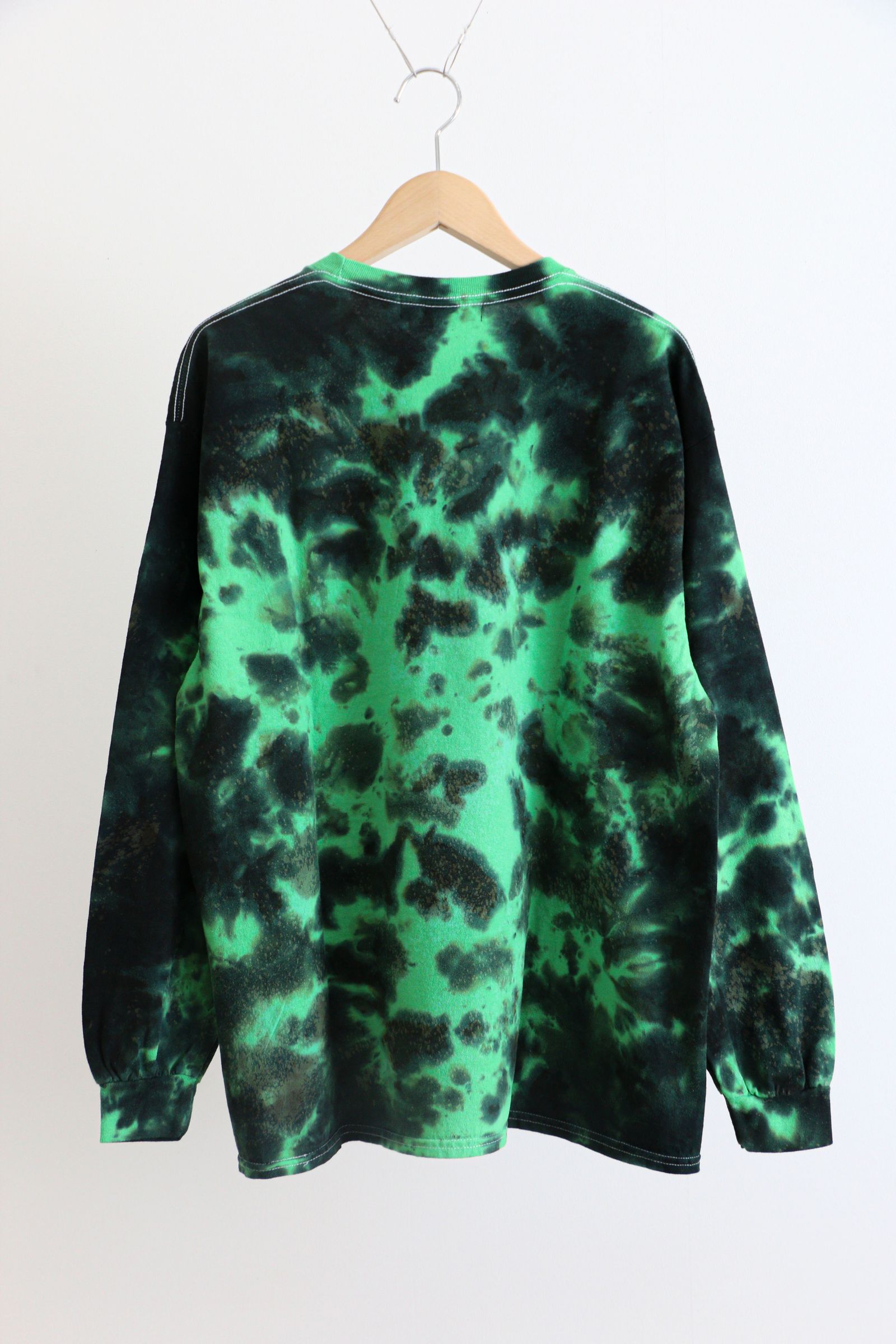 bal - LOGO TIE DYE LS TEE GREEN / タイダイ / ロングスリーブ