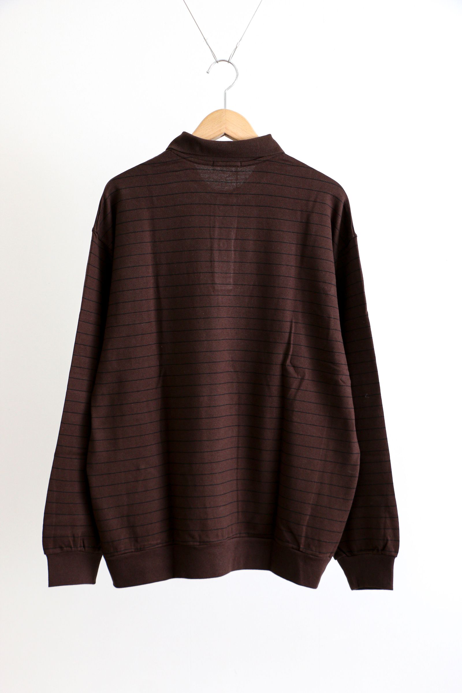 UNIVERSAL PRODUCTS - Border L/S T-shirt Brown | koko