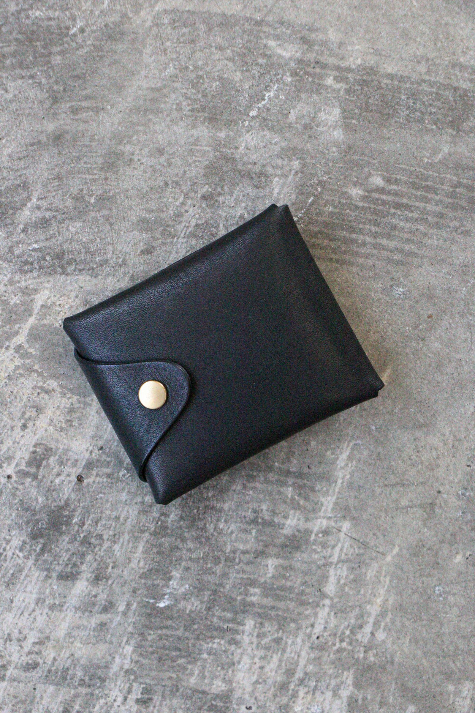 LEATHER WALLET BLACK / コンパクトウォレット / 財布