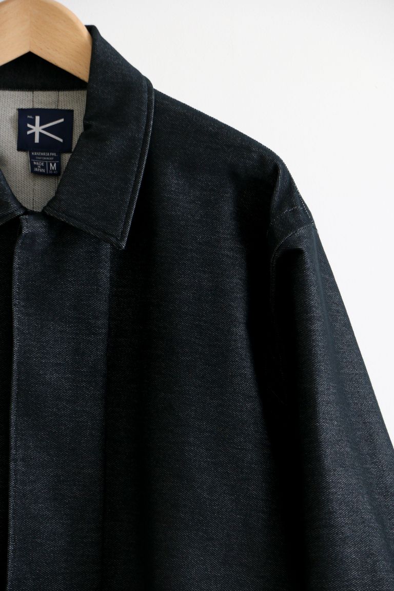 KANEMASA PHIL. - Piece Dyeing Denim Coverall NAVY BLACK 