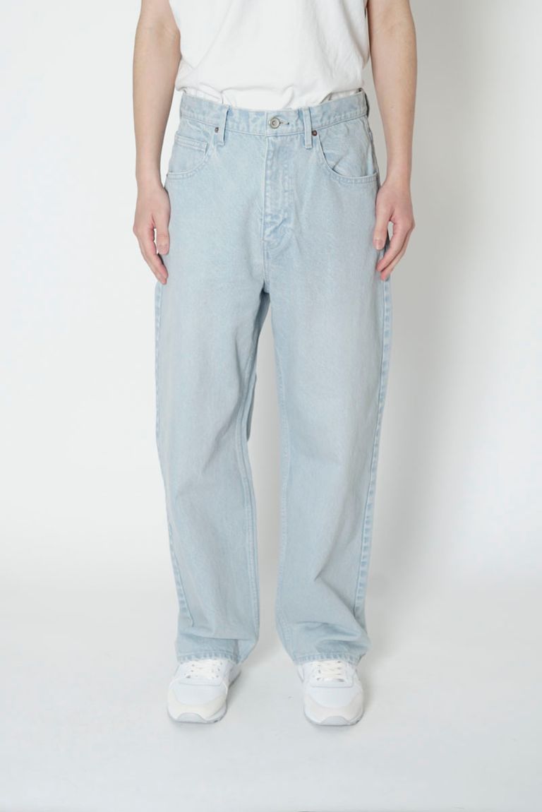 UNIVERSAL PRODUCTS - 5POCKET BUGGIE DENIM PANTS L.INDIGO / バギー 