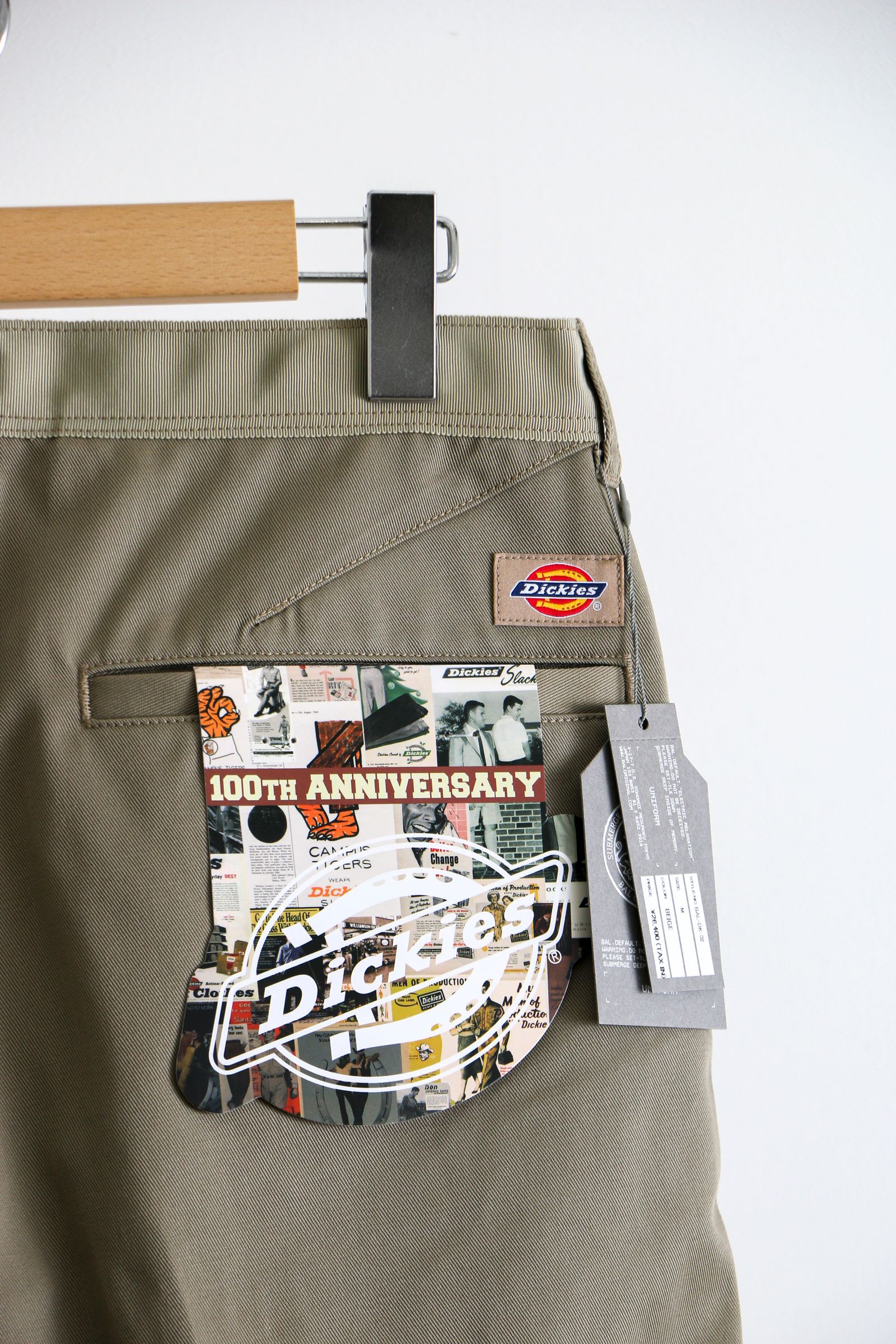 bal - BAL DICKIES SULFUR DYE VELCRO WORK PANT Beige / ディッキーズ