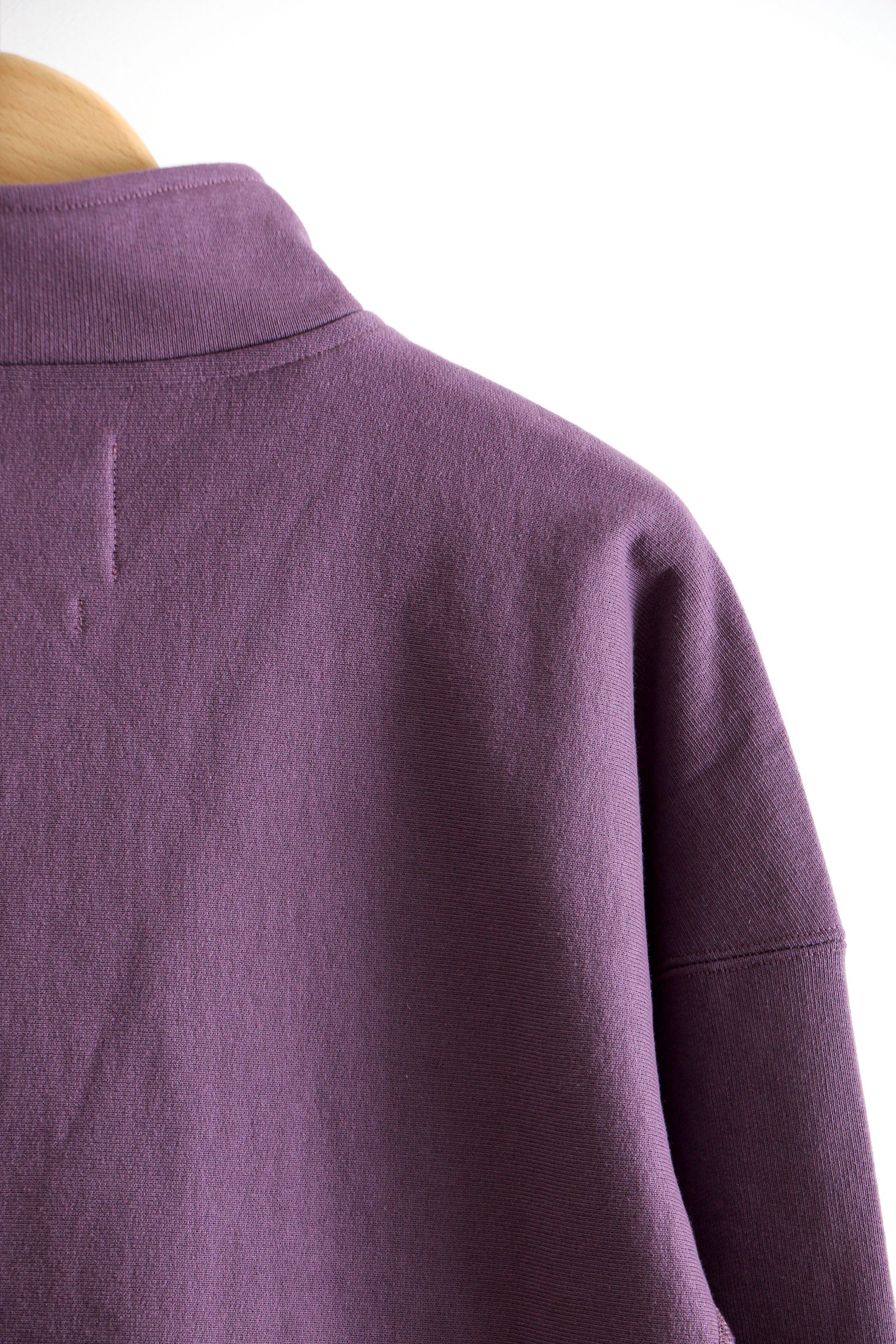 EASTFAREAST MODEL015 Side Rib Half Zip SATSUMA koko