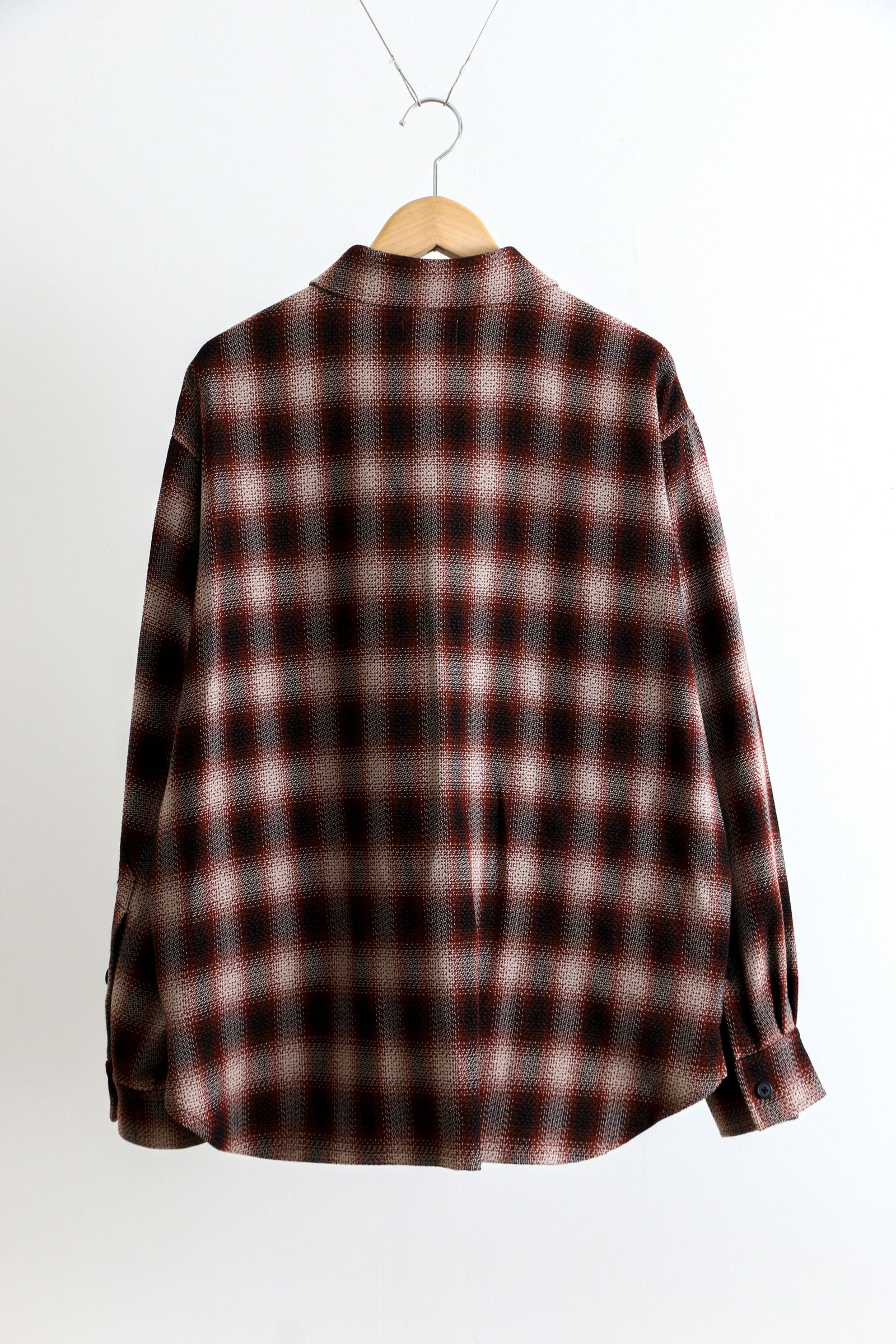 AMIRI ピンクフランネルシャツ