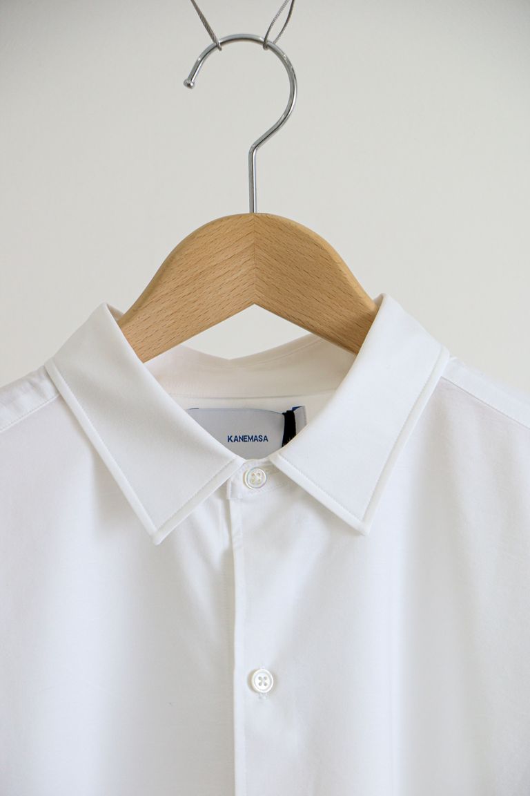 KANEMASA PHIL. - Royal Ox Dress Jersey Short Sleeve Shirt White 