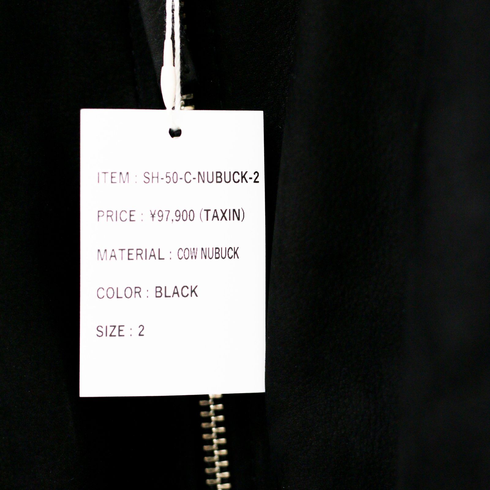 CCU - BOMBER JACKET BLACK SHEEP NUBUCK / ボンバージャケット