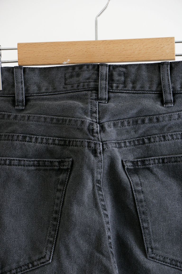 bal - LOOSE FIT PIGMENT DYE 5P JEAN BLACK / ピグメントダイ 