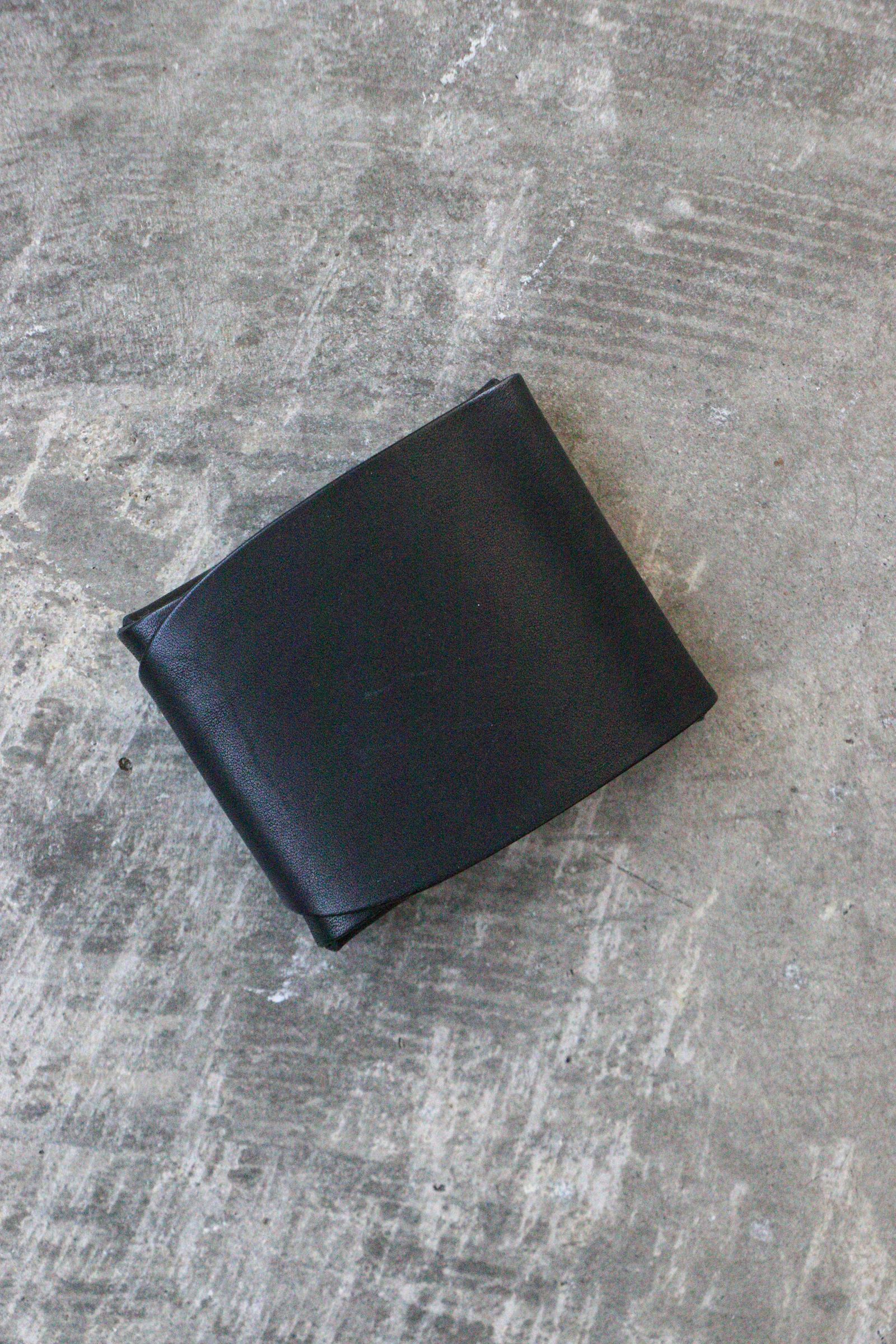 LEATHER WALLET BLACK / コンパクトウォレット / 財布