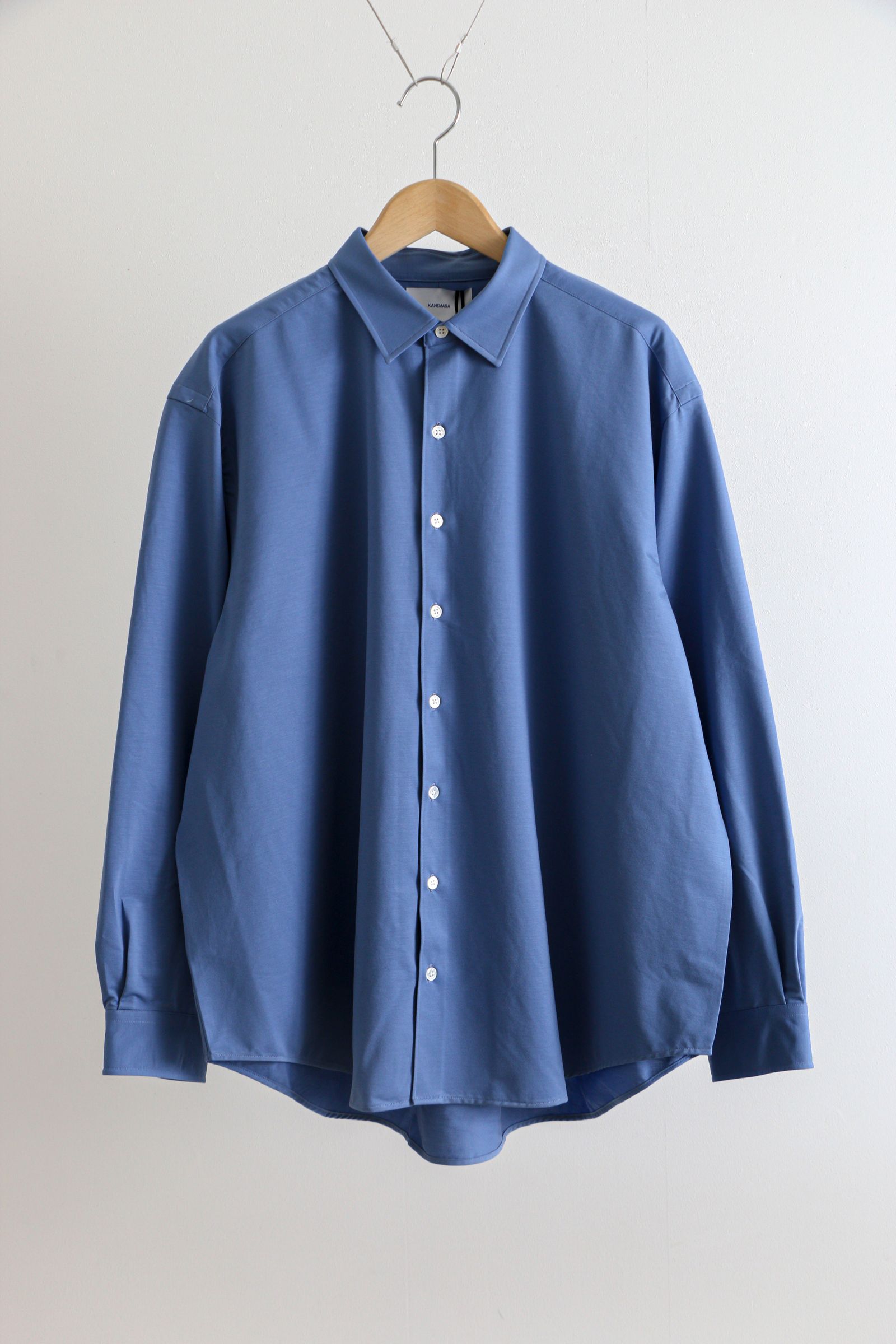 KANEMASA PHIL. - Royal Ox Dress Jersey Shirt GRAY / オーバーサイズ
