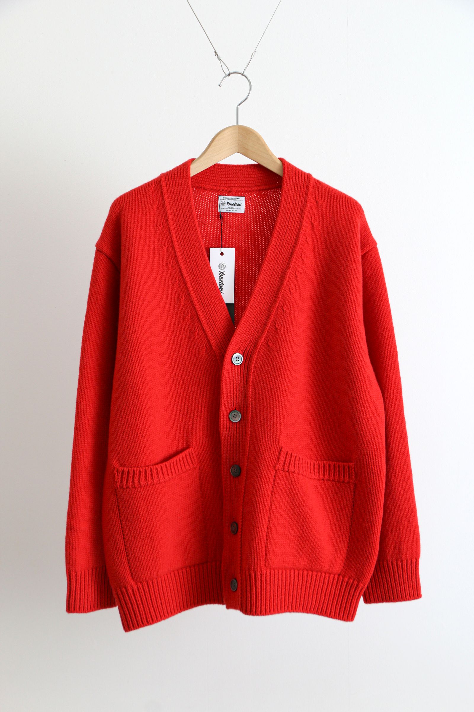 【即購入】新品Yonetomi Soft Lamb Wool Knit Cardigan トップス