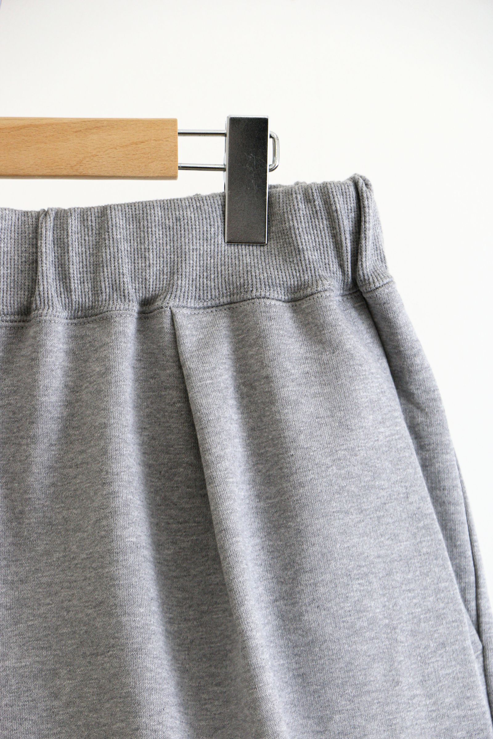 is-ness - WIDE SWEAT SHORTS Gray / ワイドスウェットショーツ