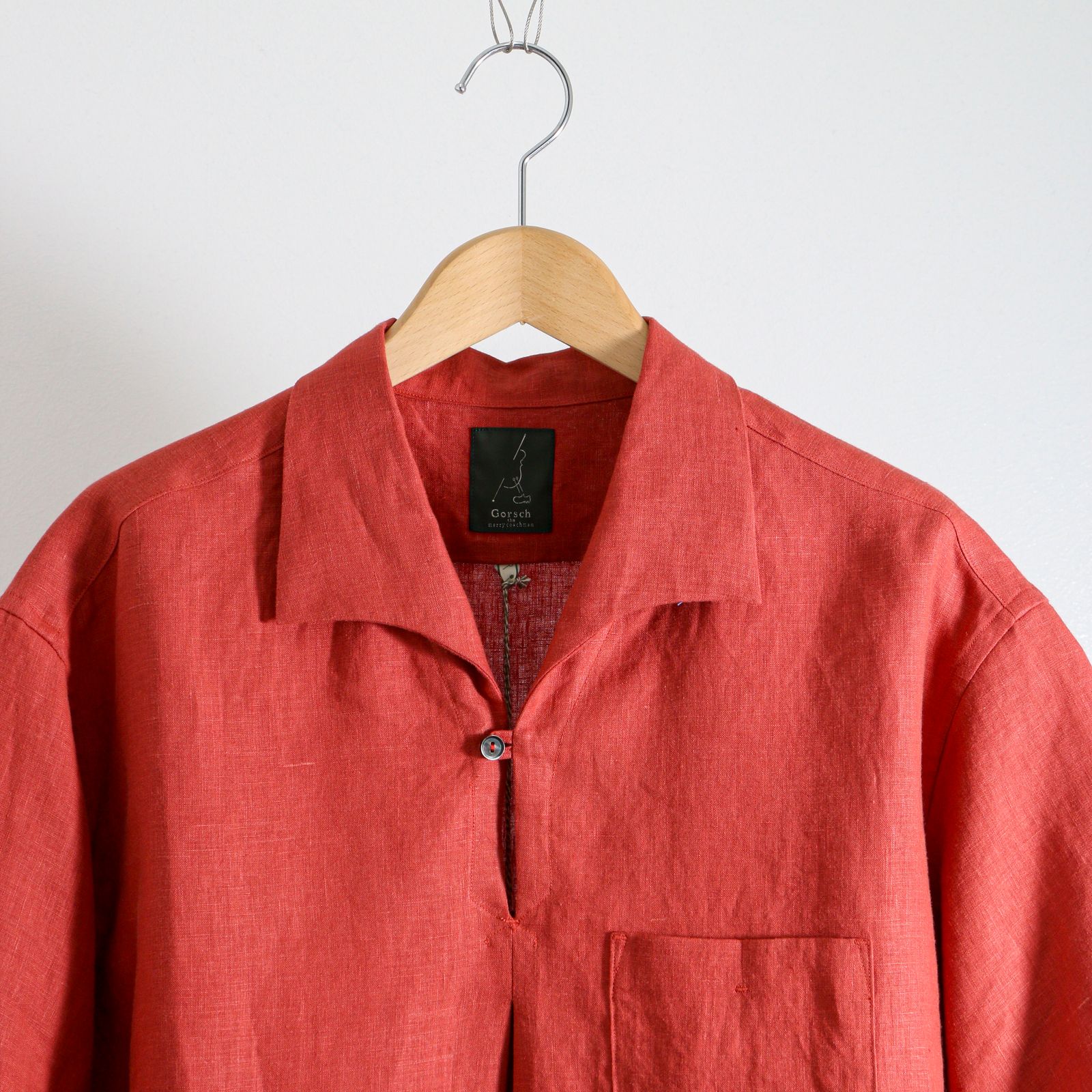 Gorsch Capli short sleeve shirt Raspberry / カプリショートスリーブシャツ / - 48