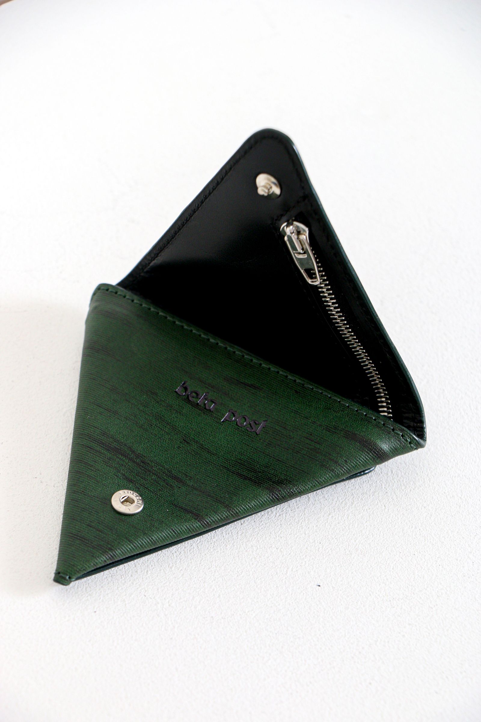 beta post - Triangle Coin Case Bamboo Green / チマキ柄 / コイン ...