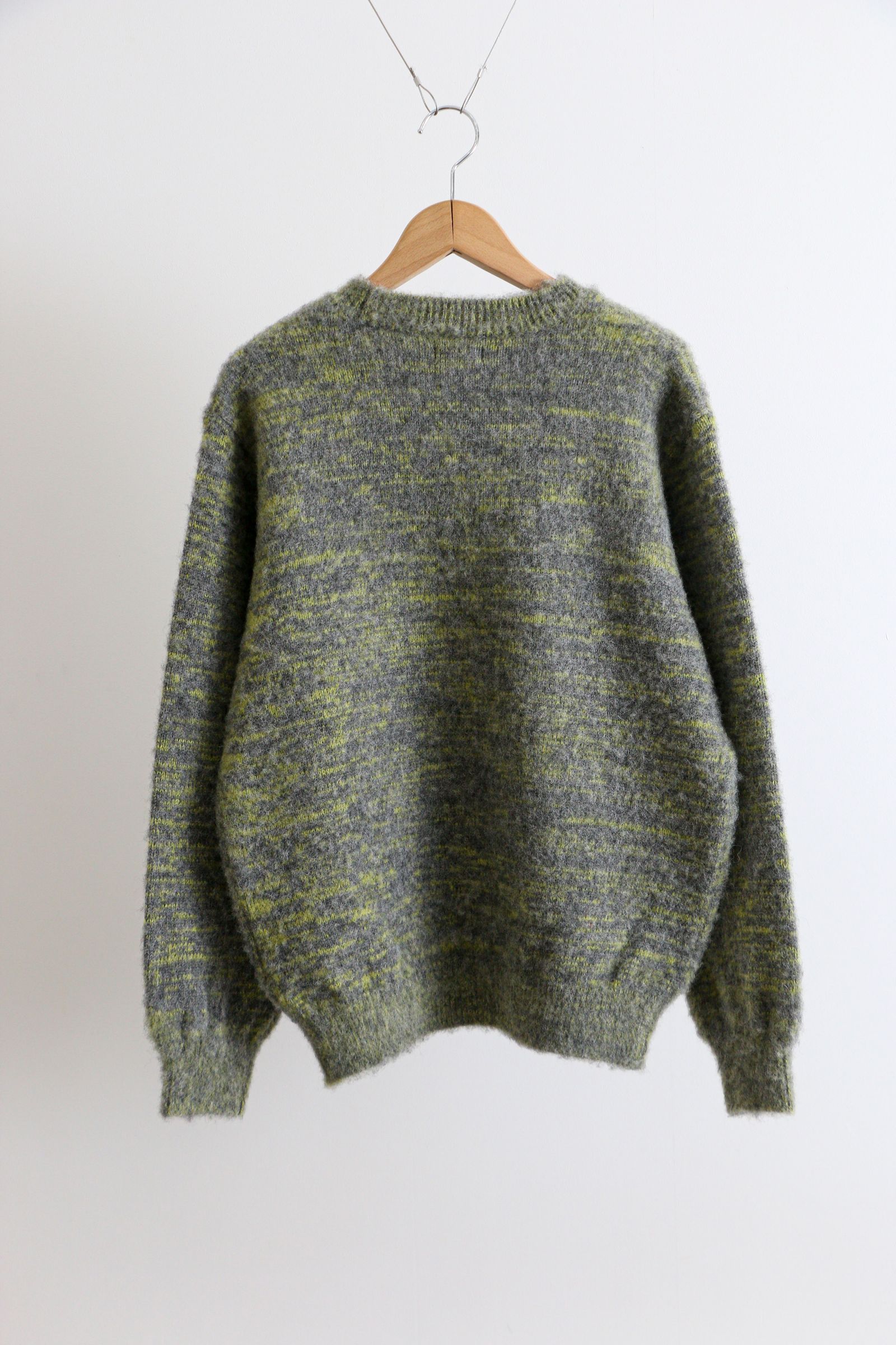 COOHEM - KOHEN SHAGGY DOG KNIT PULLOVER / 12GRAY / 英国羊毛