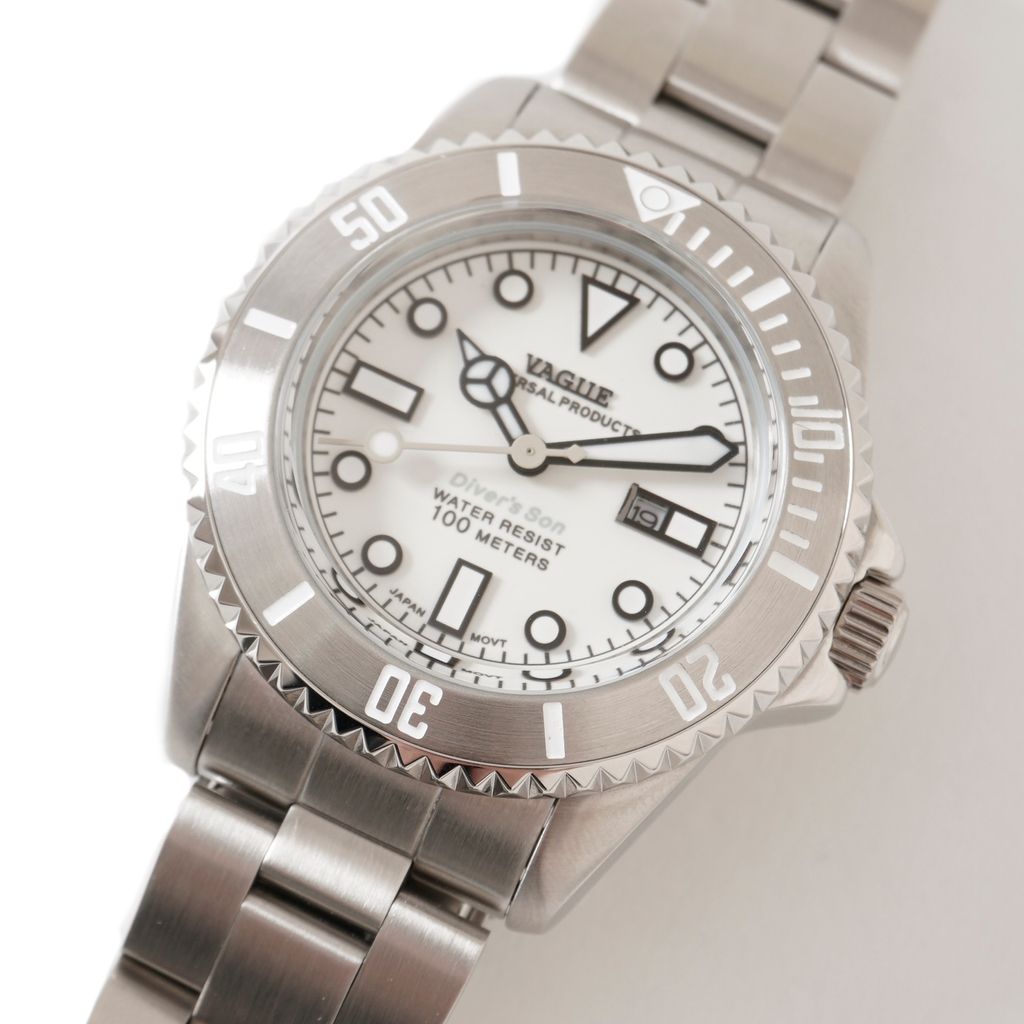 UNIVERSAL PRODUCTS - DIVER'S SON MONO(VAGUE WATCH)SILVER | koko